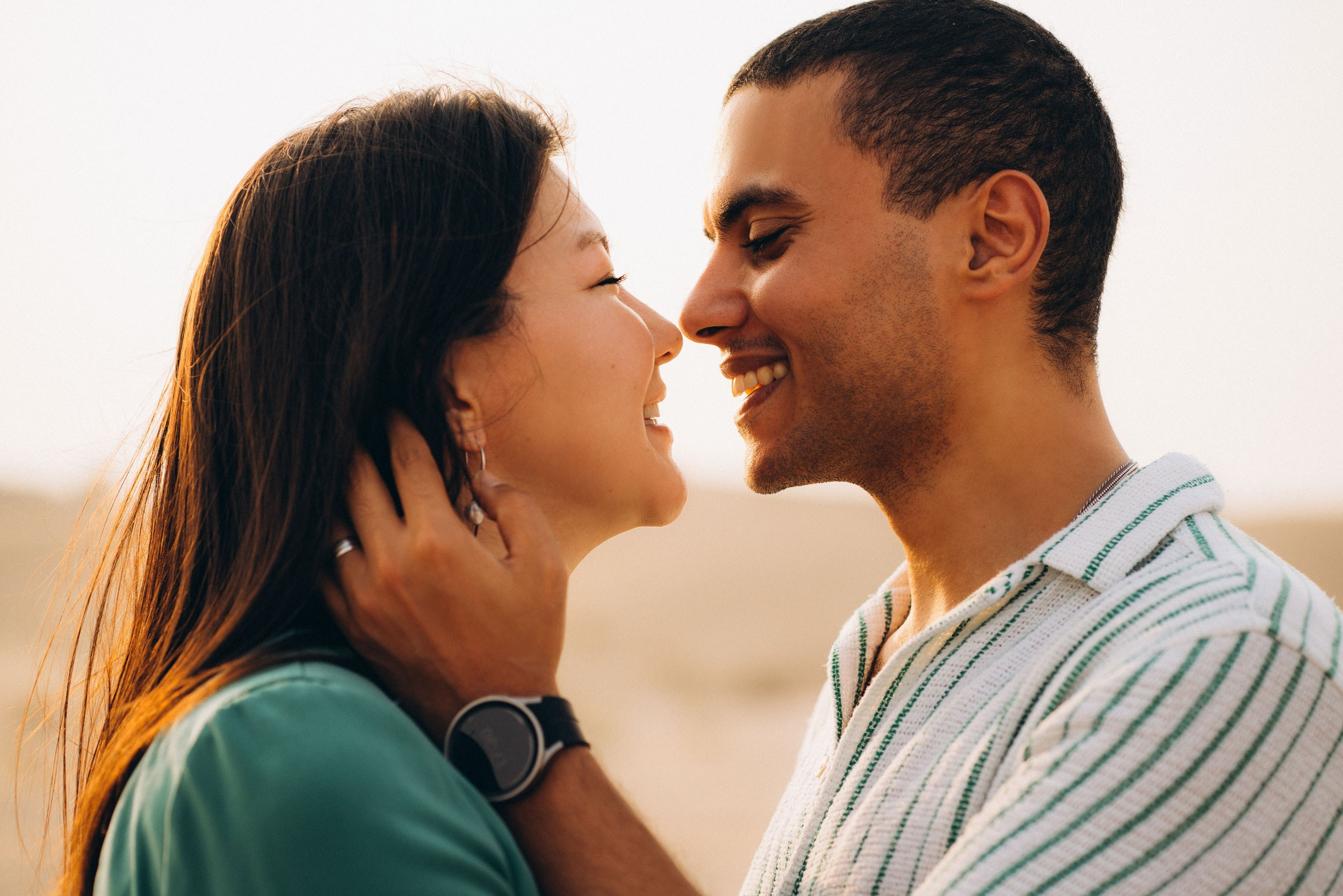 Sunset of Two Hearts. Angela Iakovleva — Family Photographer in Dubai