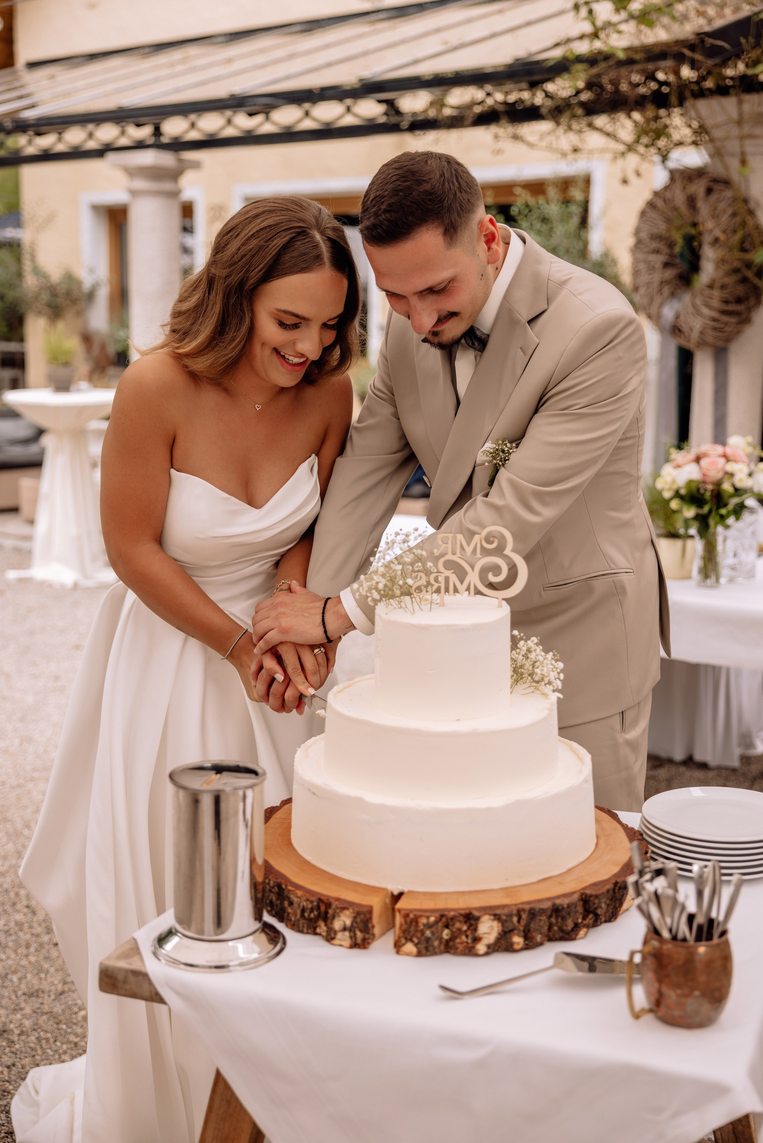 Hochzeit in der Birkenheide (Geisenfeld). Hochzeitsfotograf München Taufe Familienfotograf Tanja Mauke