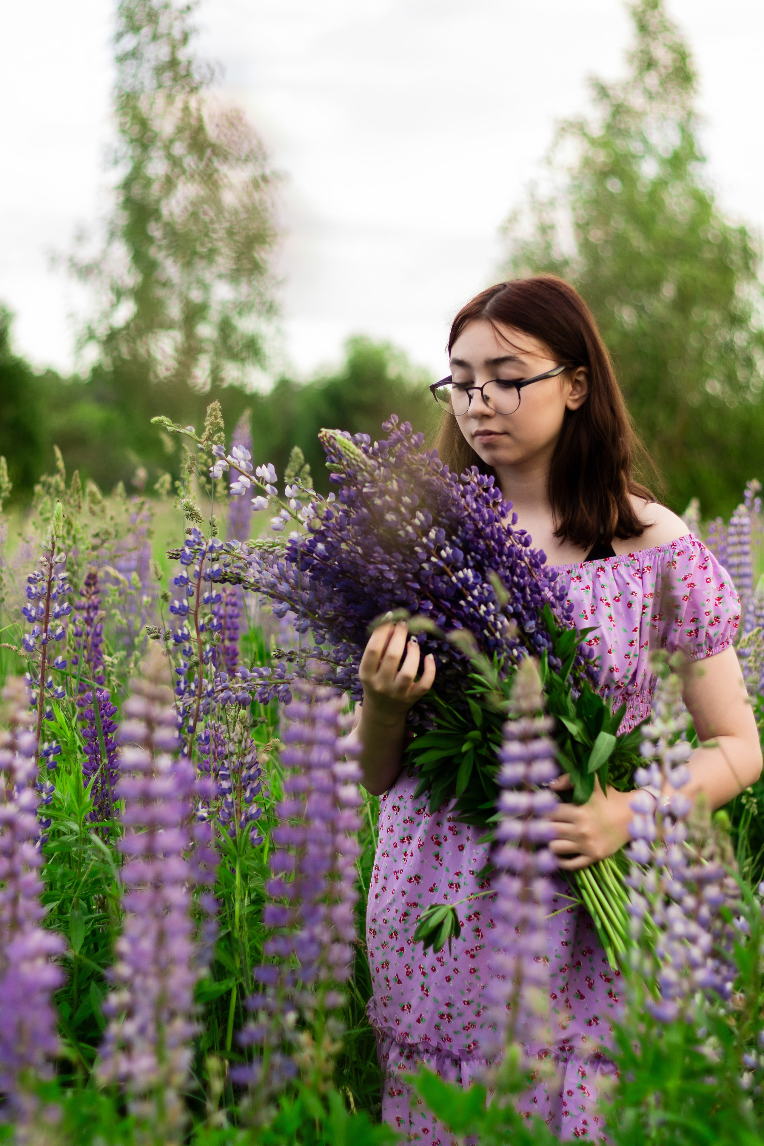 Фотосессия в люпинах. Фотограф / Даугавпилс / Ольга Антонова