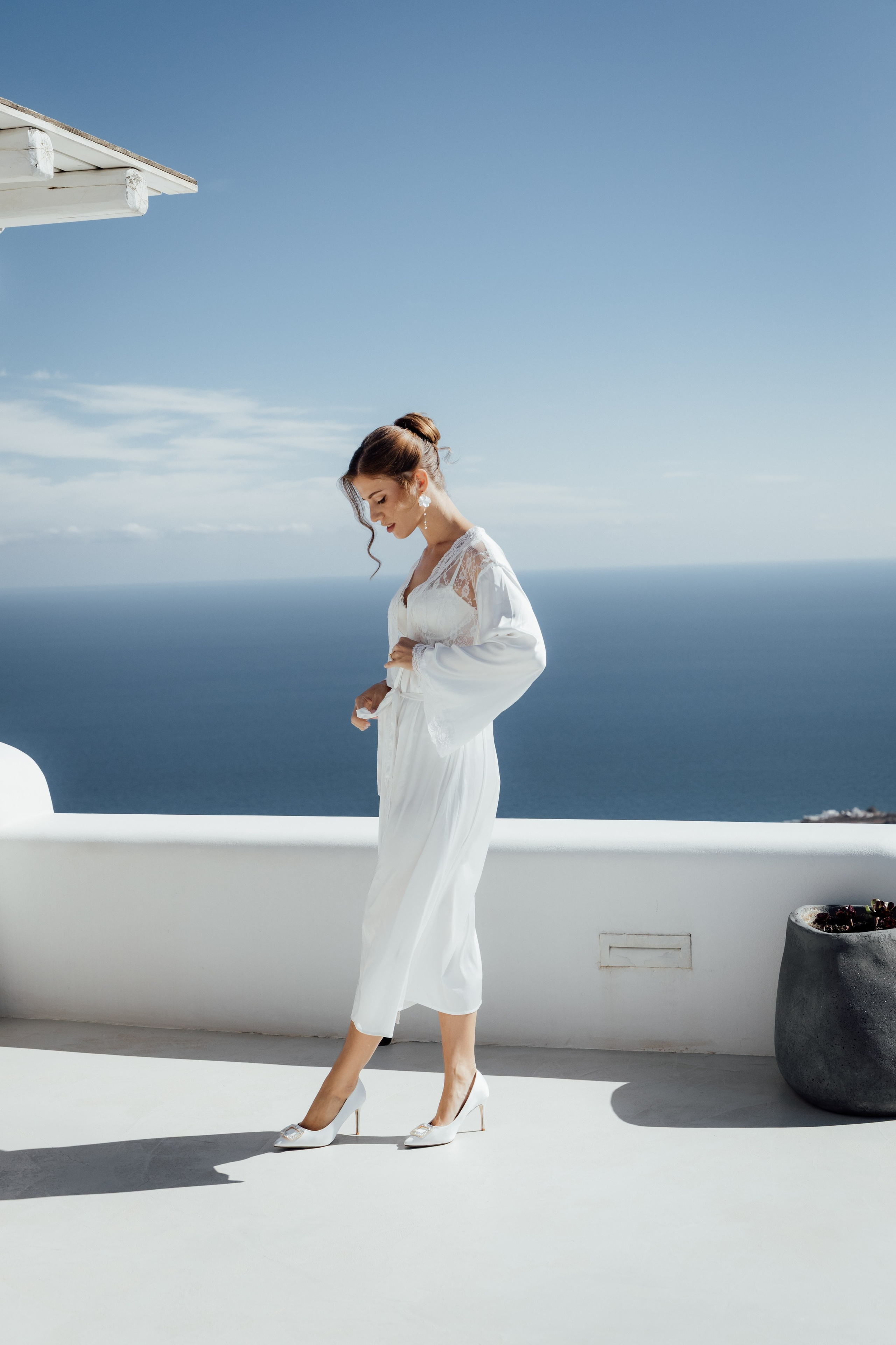 David & Serena. Santorini, GR. Timeless Wedding & Events Photography. Based in London, working across Europe