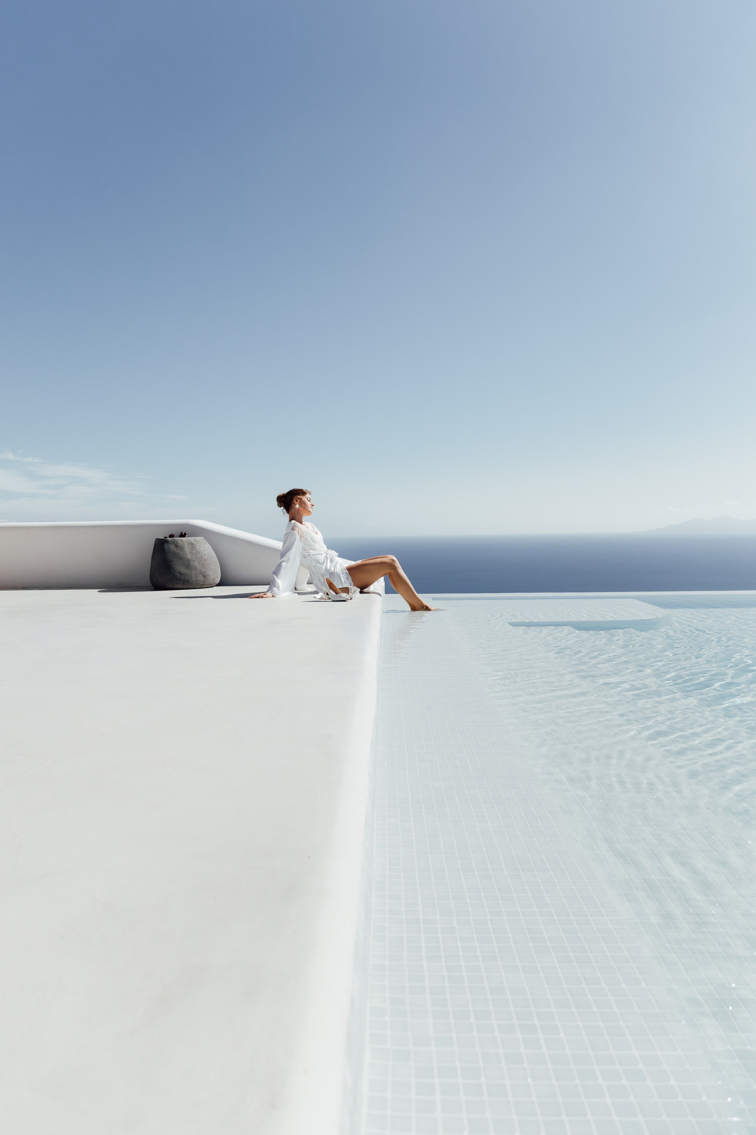 David & Serena. Santorini, GR. Timeless Wedding & Events Photography. Based in London, working across Europe