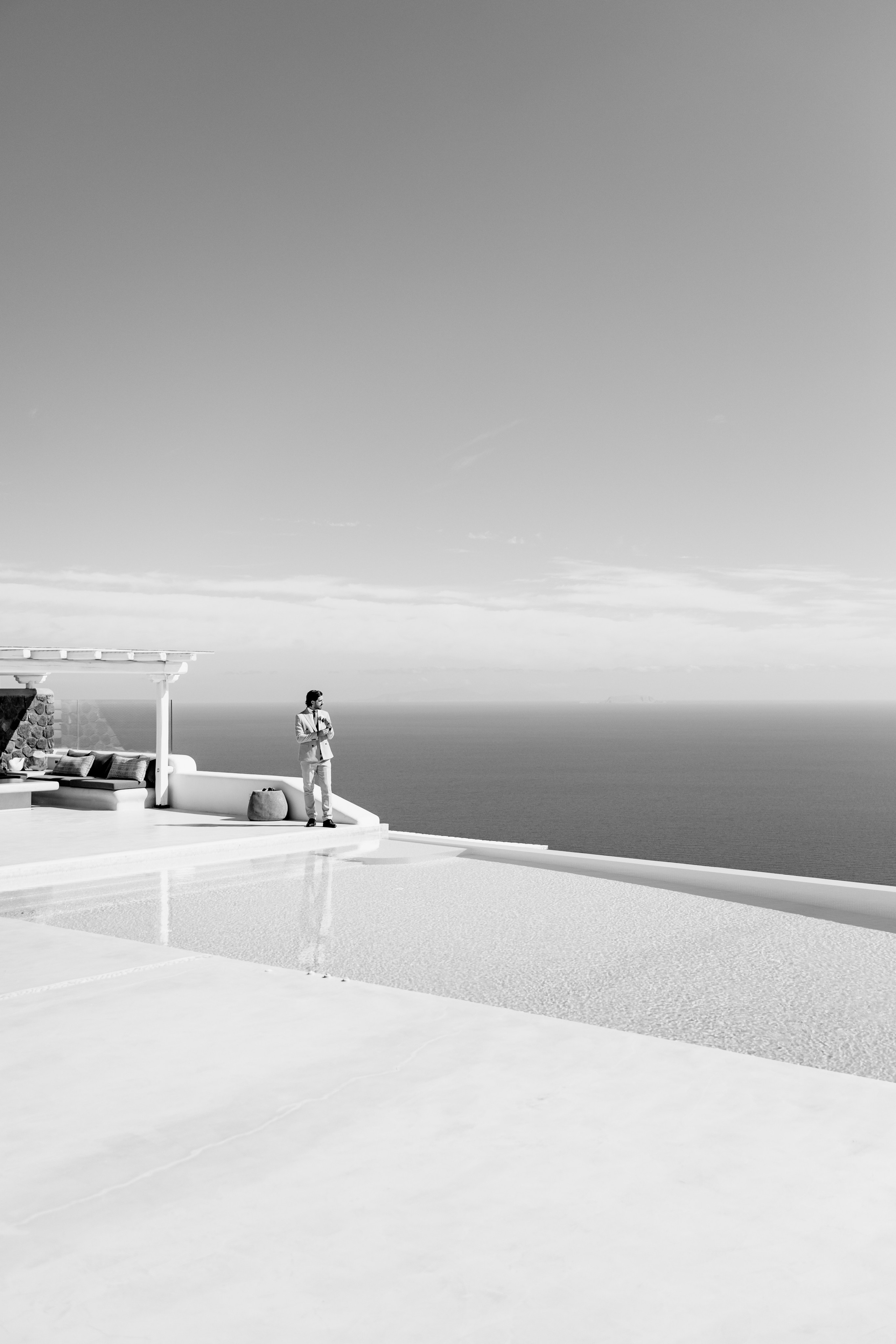 David & Serena. Santorini, GR. Timeless Wedding & Events Photography. Based in London, working across Europe