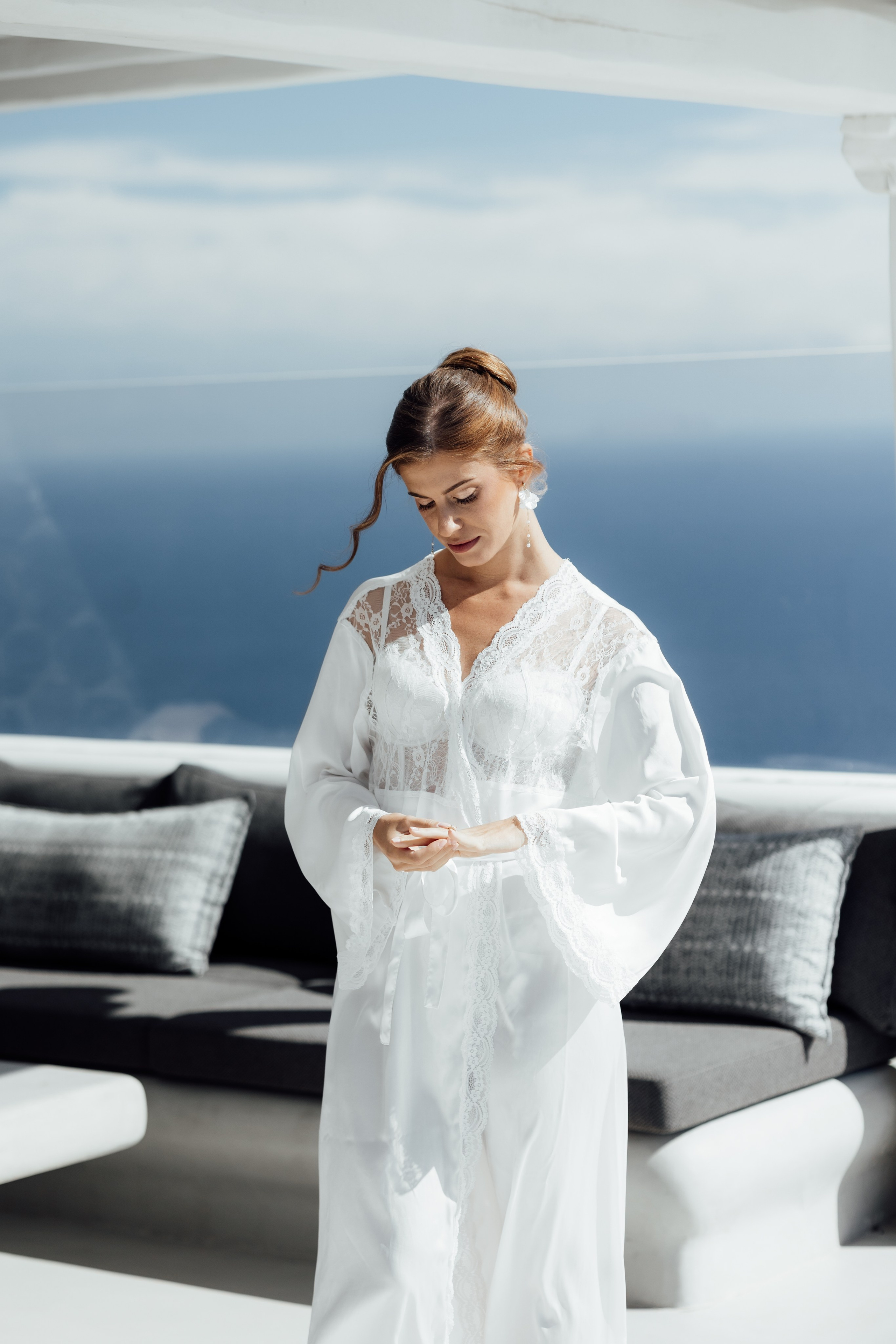 David & Serena. Santorini, GR. Timeless Wedding & Events Photography. Based in London, working across Europe