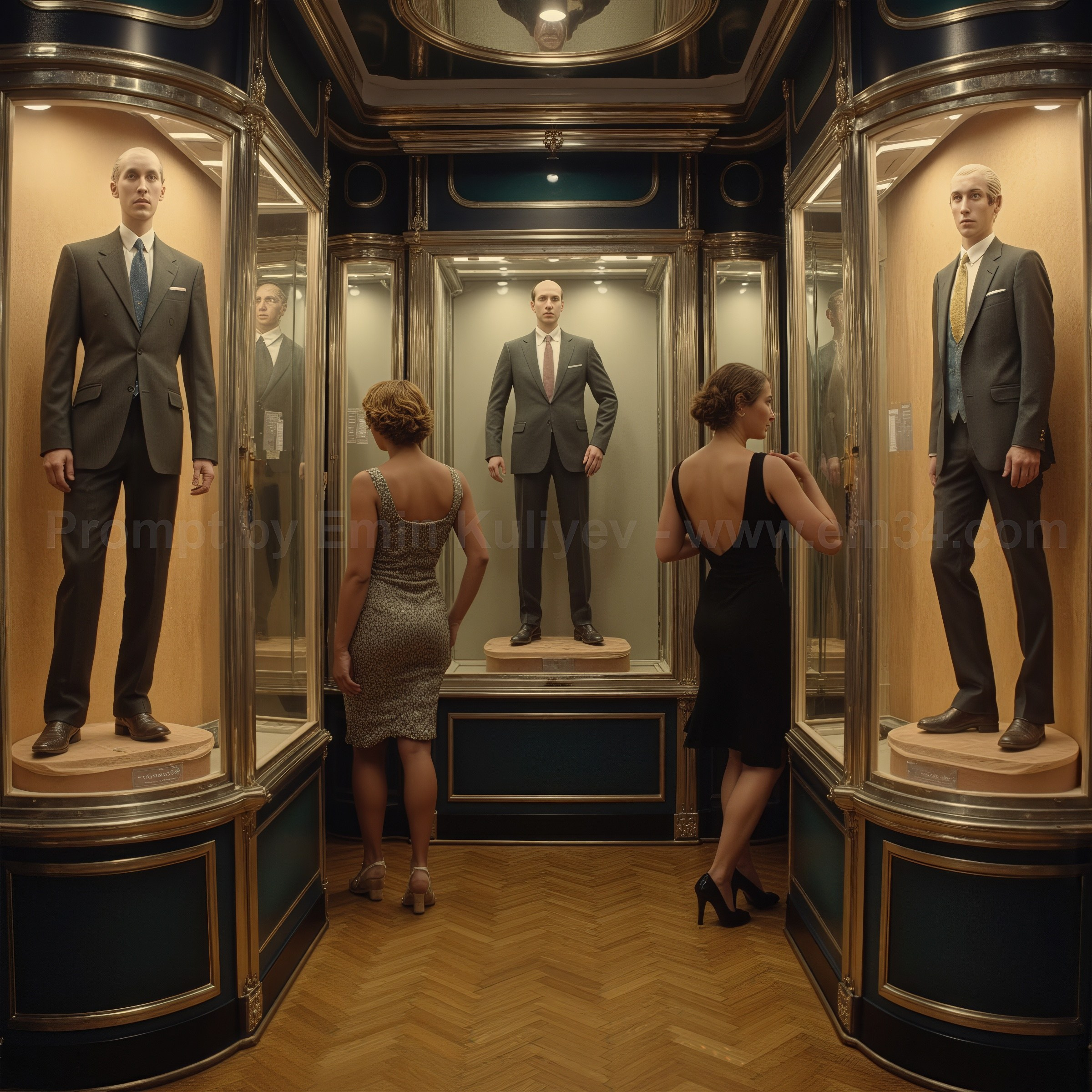 Reflections on women and glimpses into men (Crafted these images with the collaboration of artificial intelligence stable difusion. Emin Kuliyev — Award-Winning Wedding Photojournalist NYC & USA | Best Wedding Photographer Known for Candid, Timeless Moments