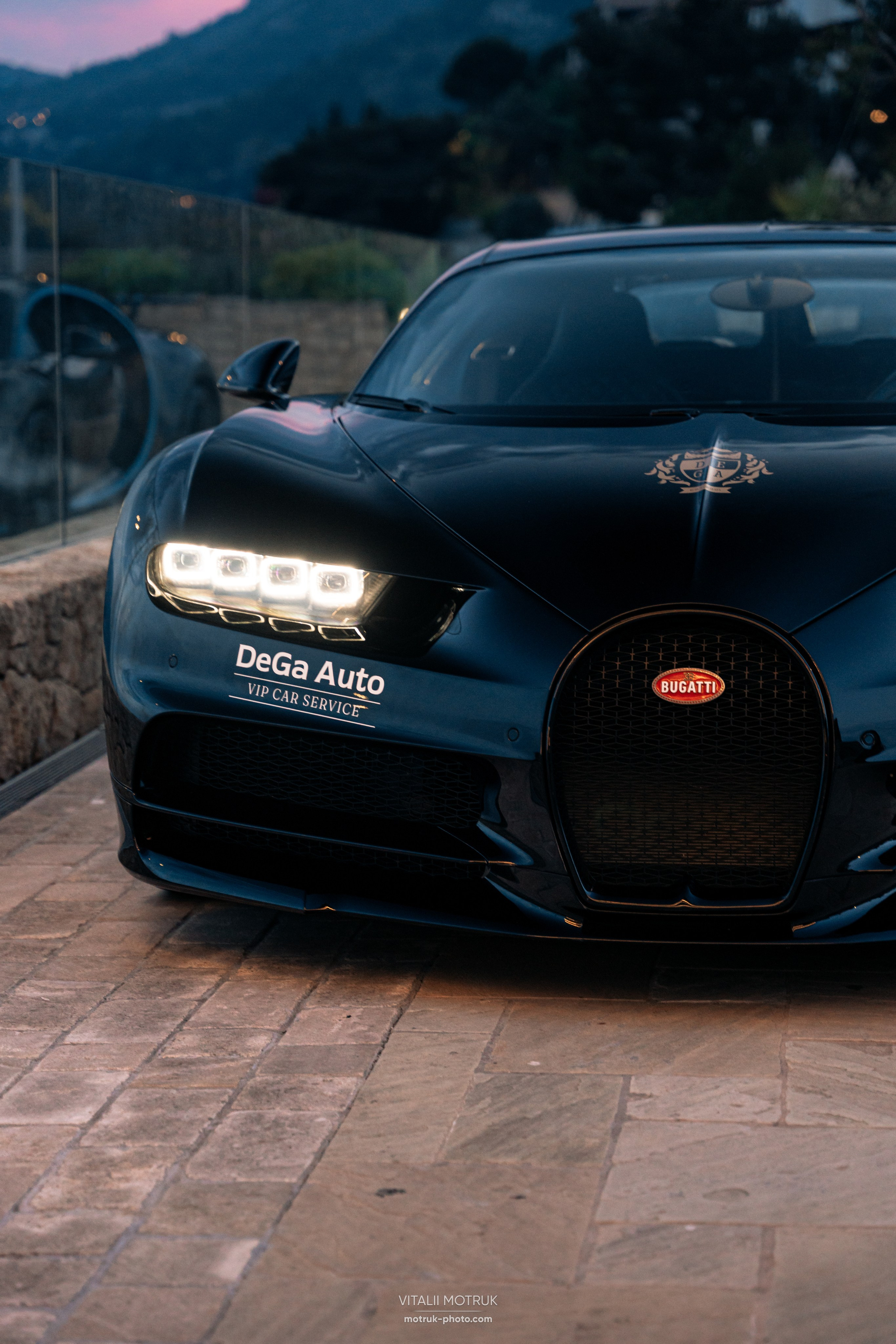 Bugatti Chiron. Photographe de voitures à Paris — Vitalii Motruk