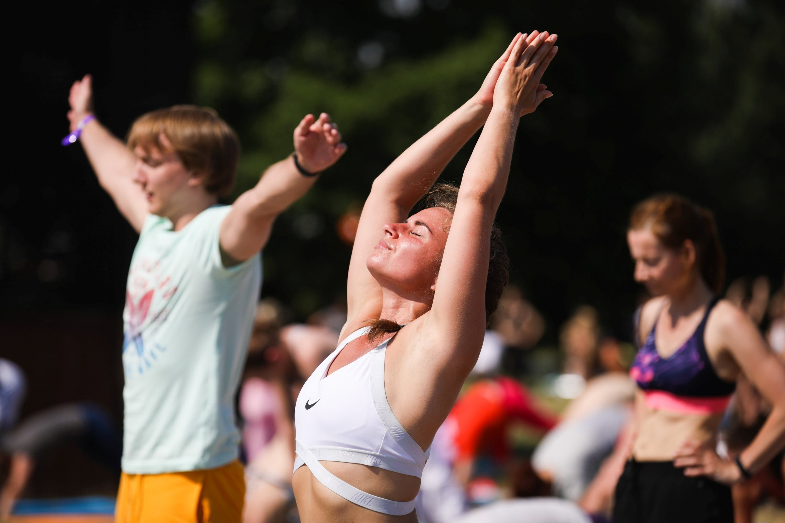Yoga Day. True Story Photography