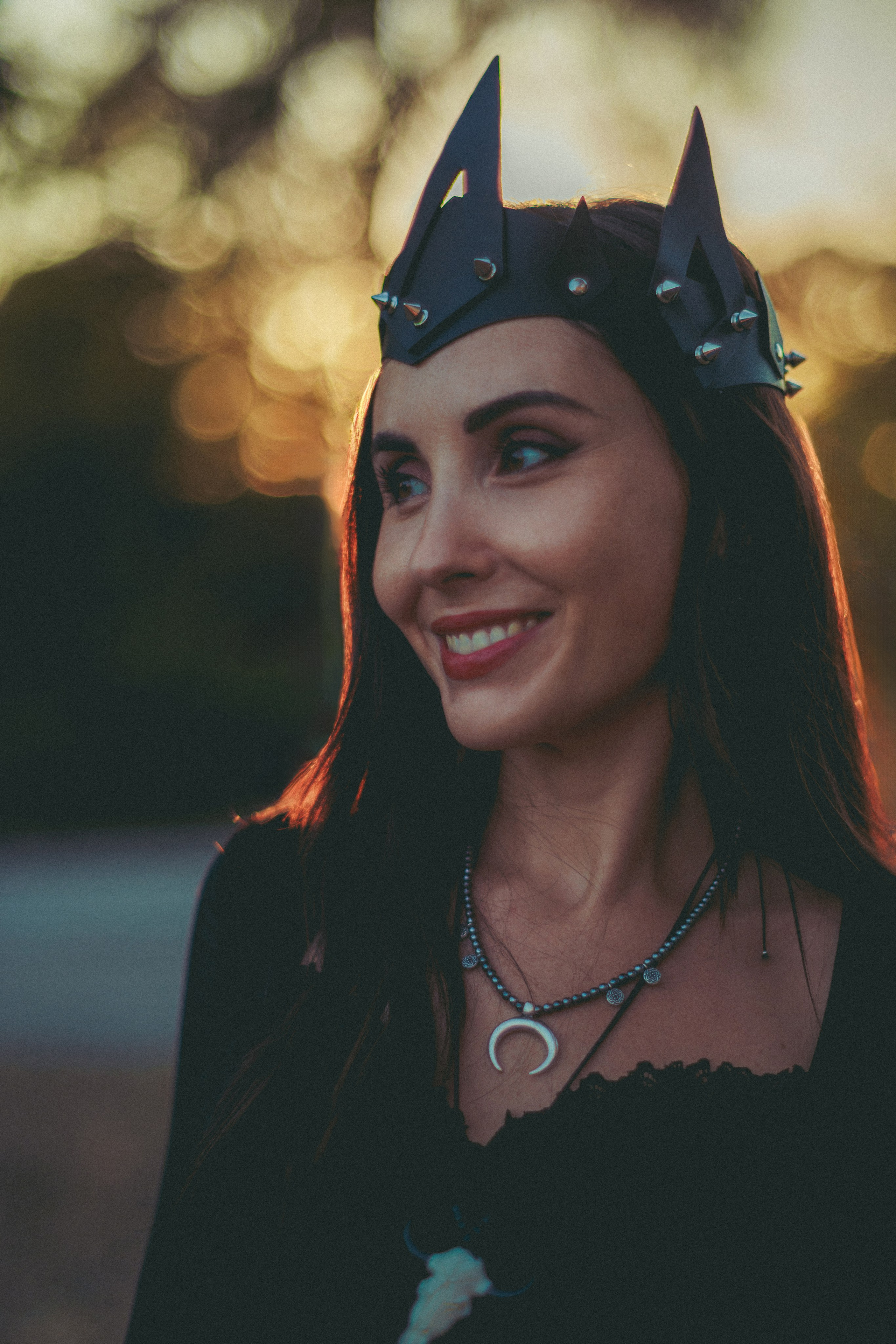 Nadia as the Forest witch. Photographer in Greece Kristina