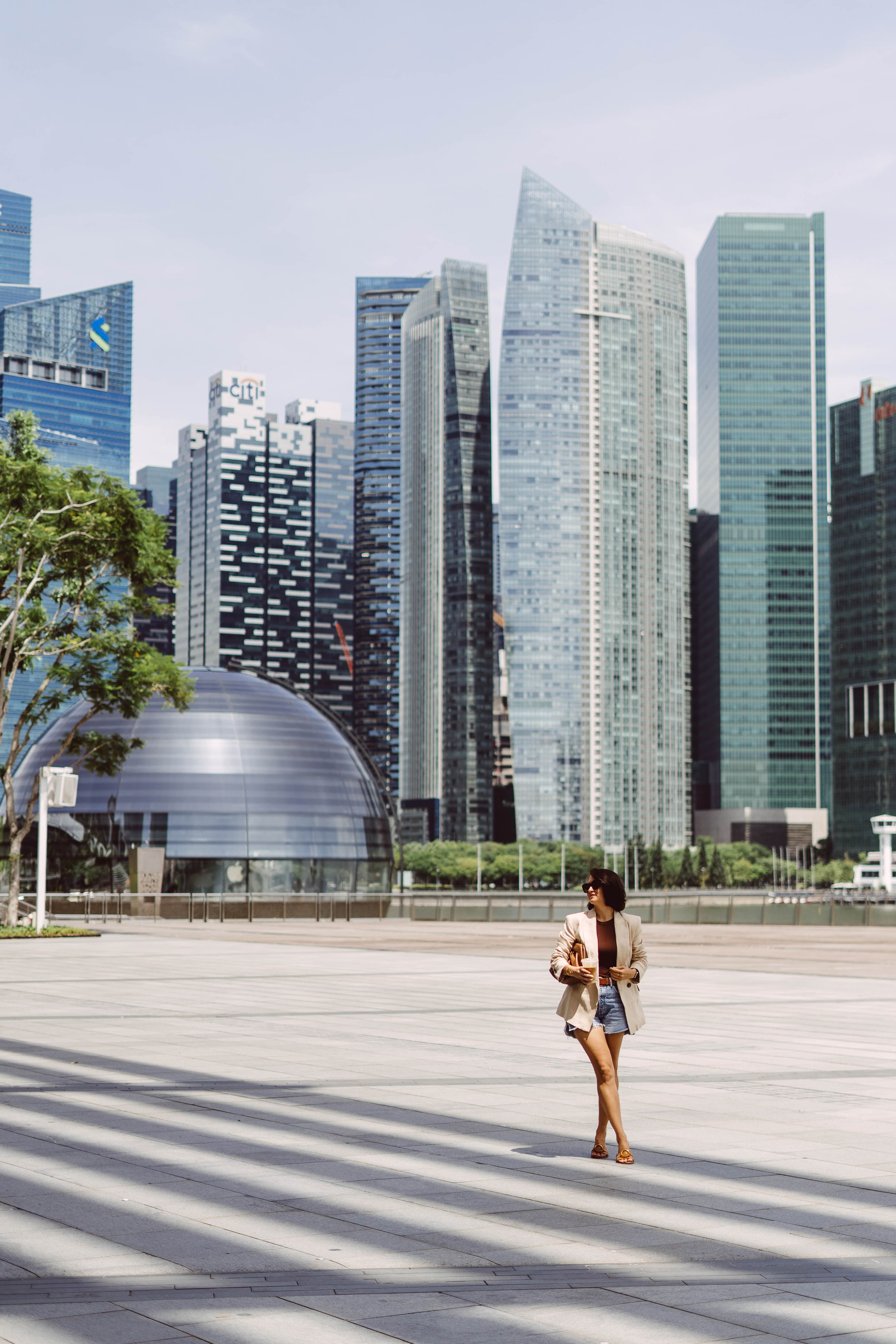Portrait. Dasha in Singapore