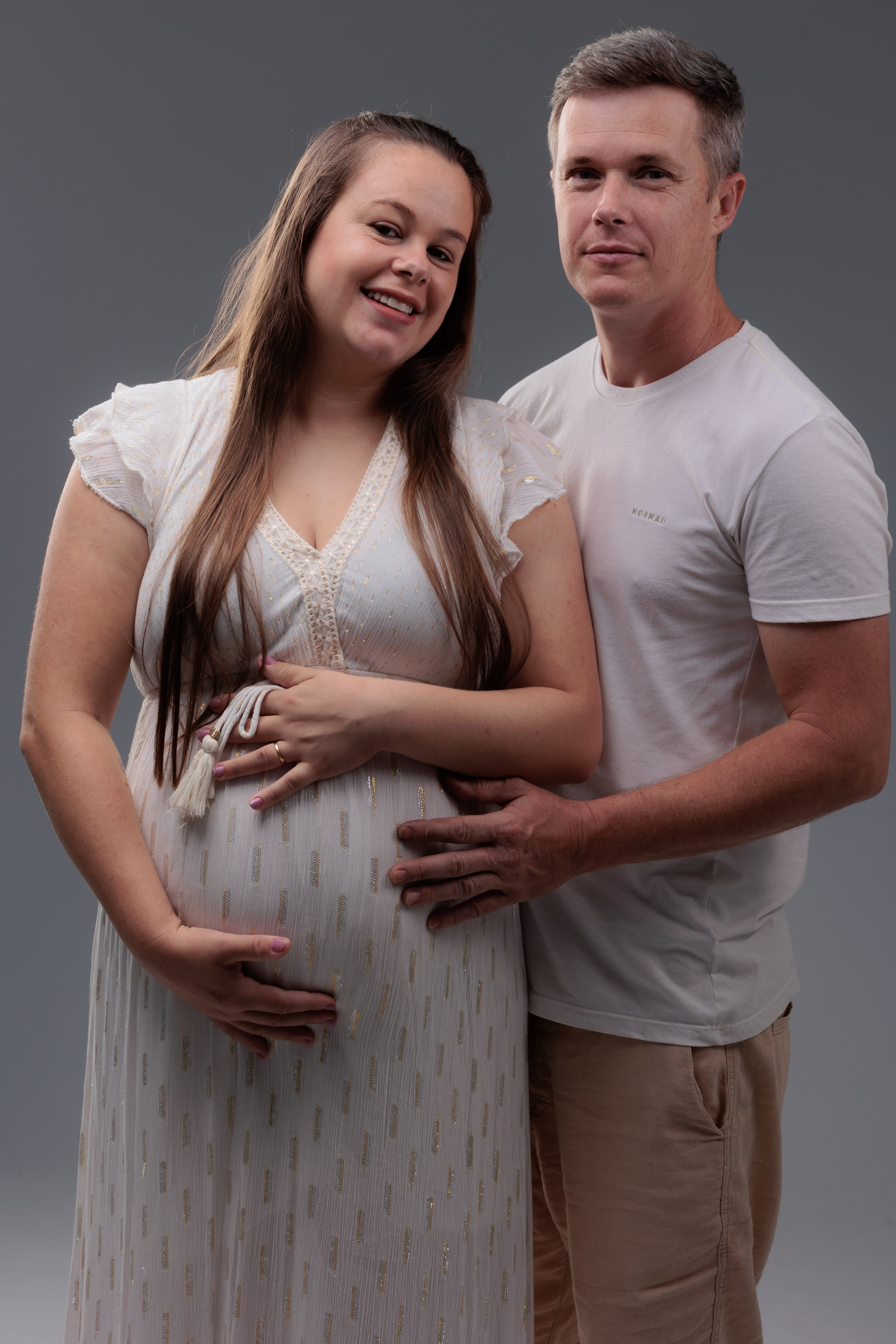 Ensaio de gestante em estúdio profissional em Indaial Timbó e Blumenau