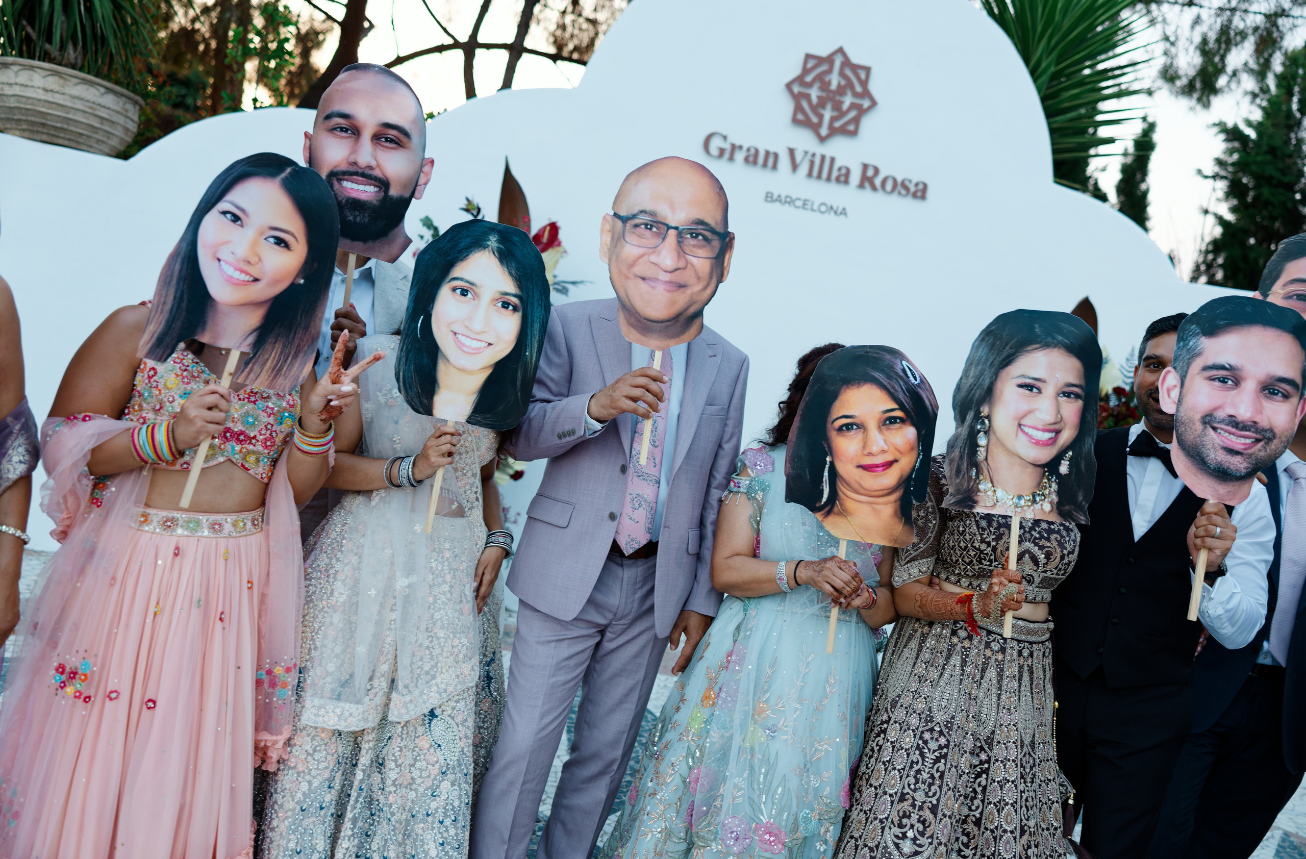 Indian wedding at Gran Villa Rosa, Barcelona