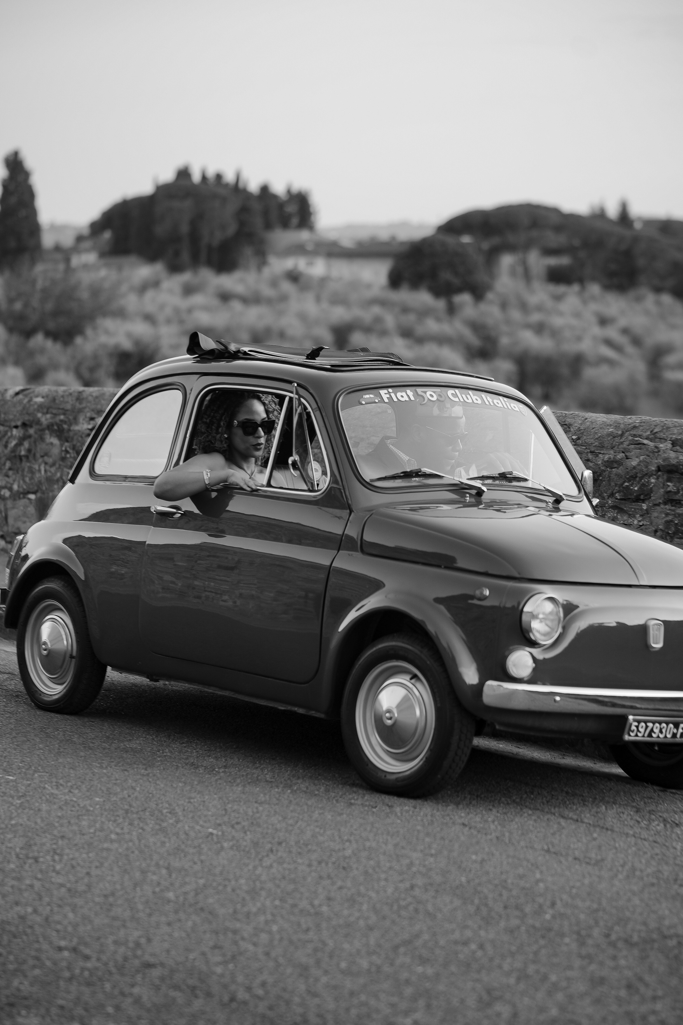 FIAT 500. Wedding Photographer in Italy