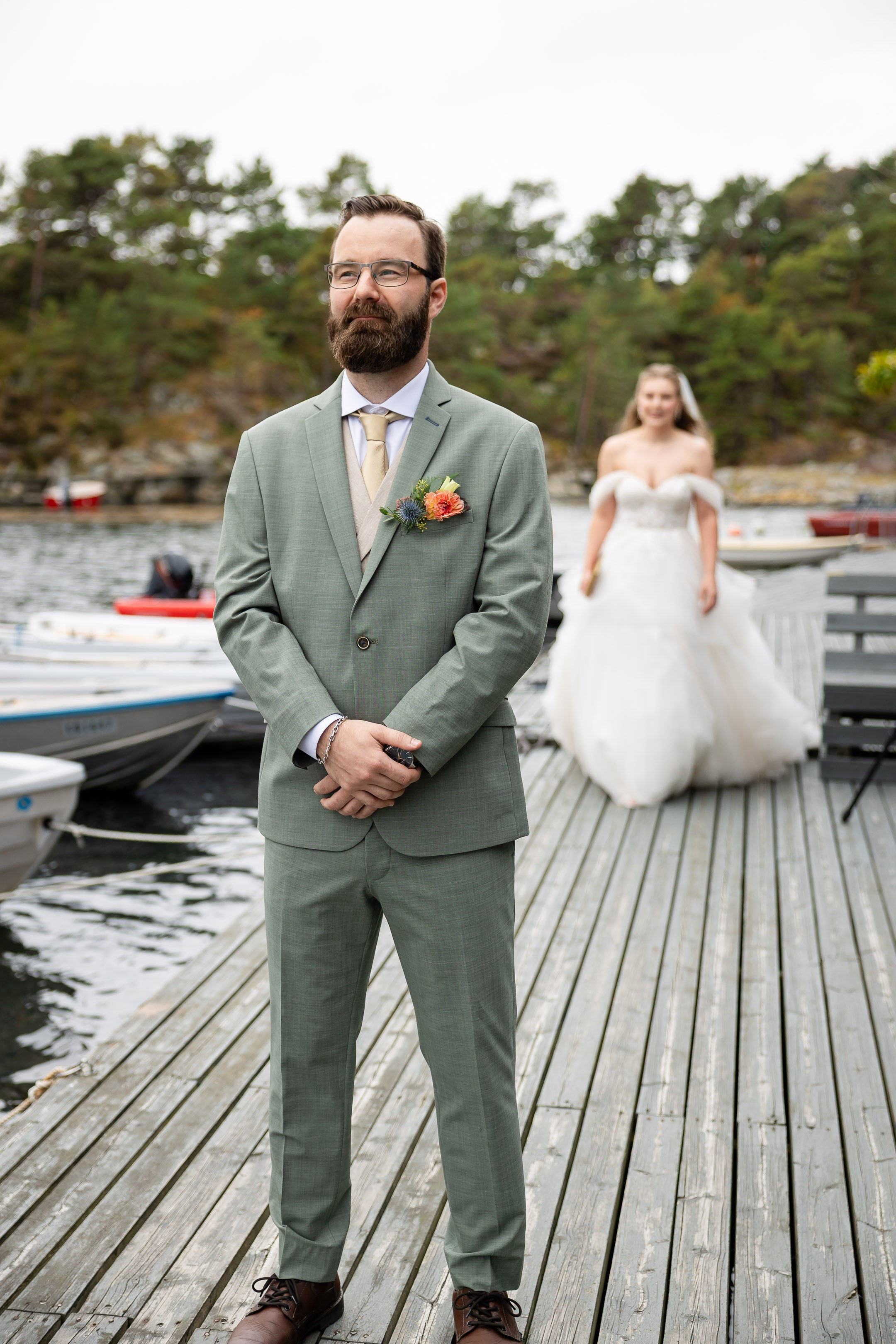 Bryllupsfotografering på Tromøya i Arendal. Bryllupsfotograf i Oslo og Rogaland — Meisal Media