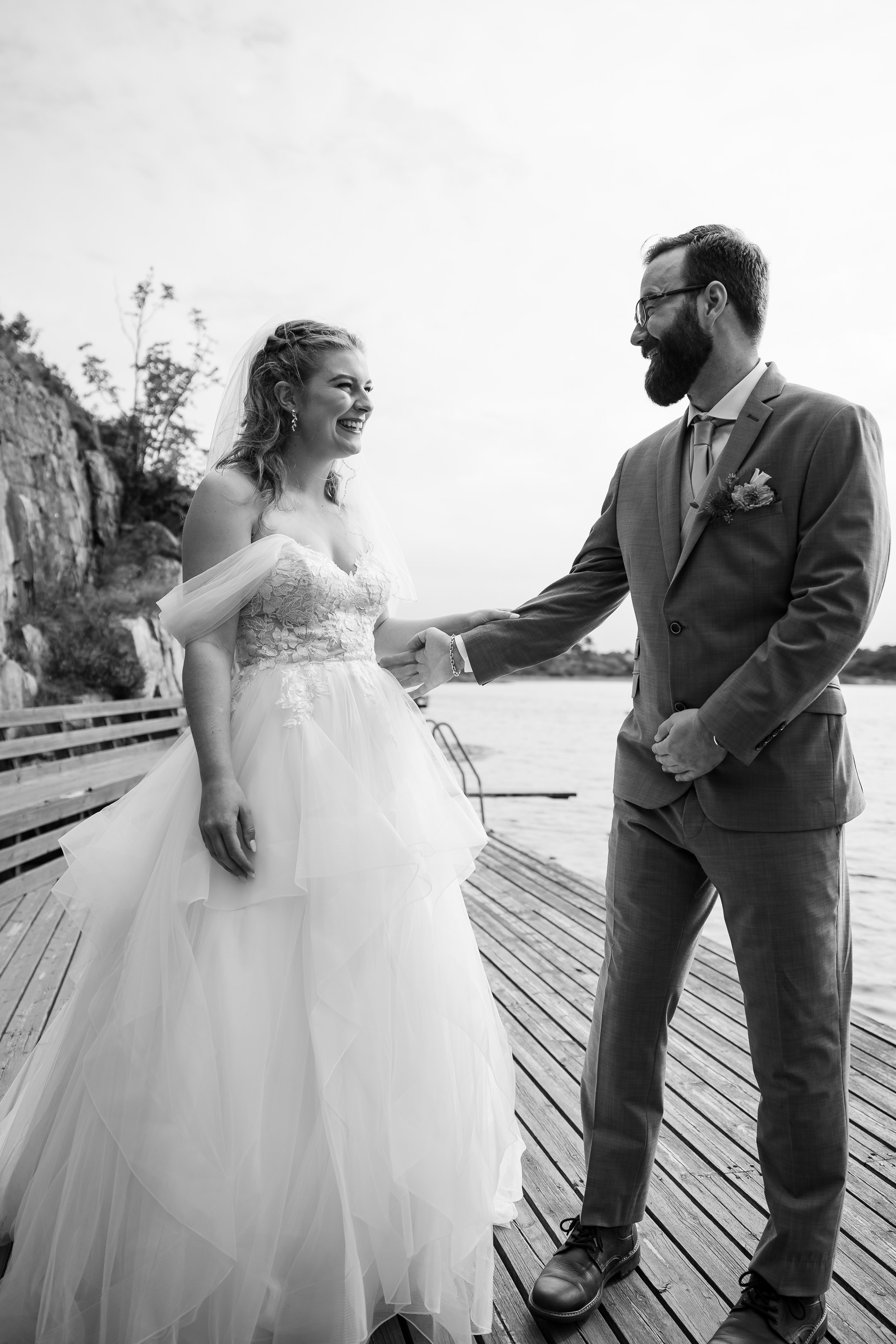 Bryllupsfotografering på Tromøya i Arendal. Bryllupsfotograf i Oslo og Rogaland — Meisal Media