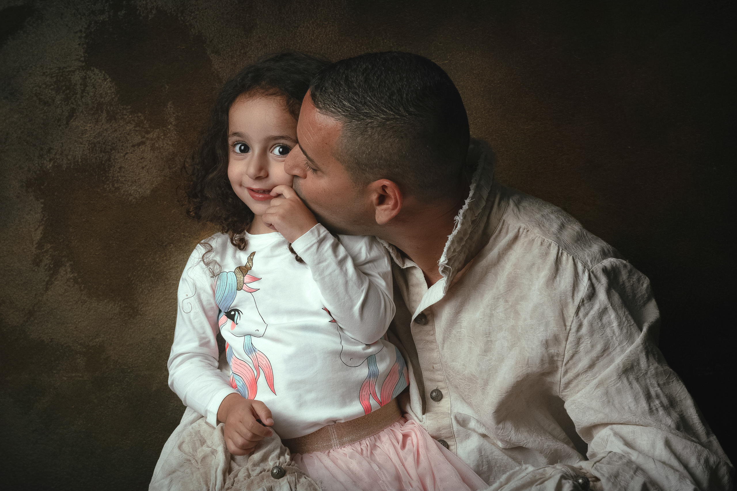 Father & daughter. Andrey Pochernin portrait and fine art photography. Андрей Почернин