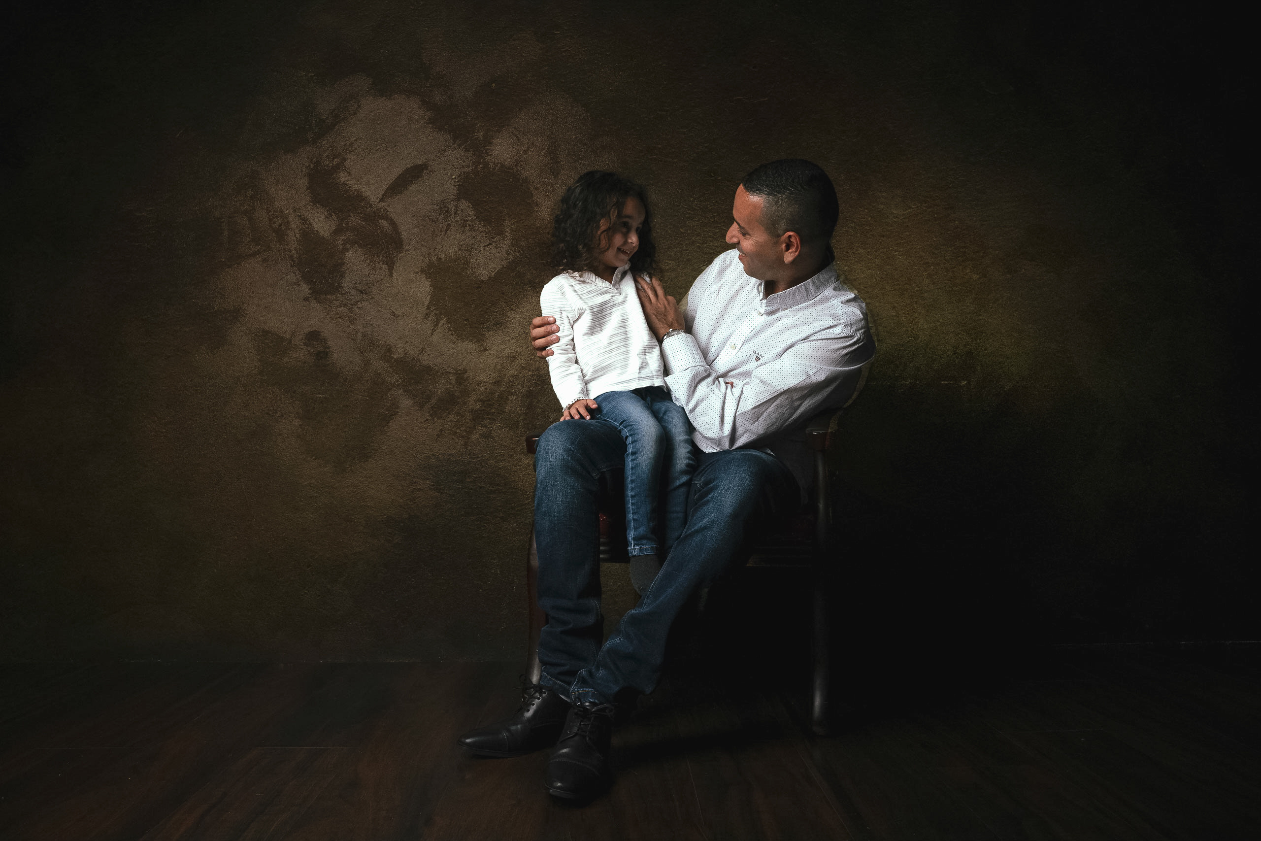 Father & daughter. Andrey Pochernin portrait and fine art photography. Андрей Почернин