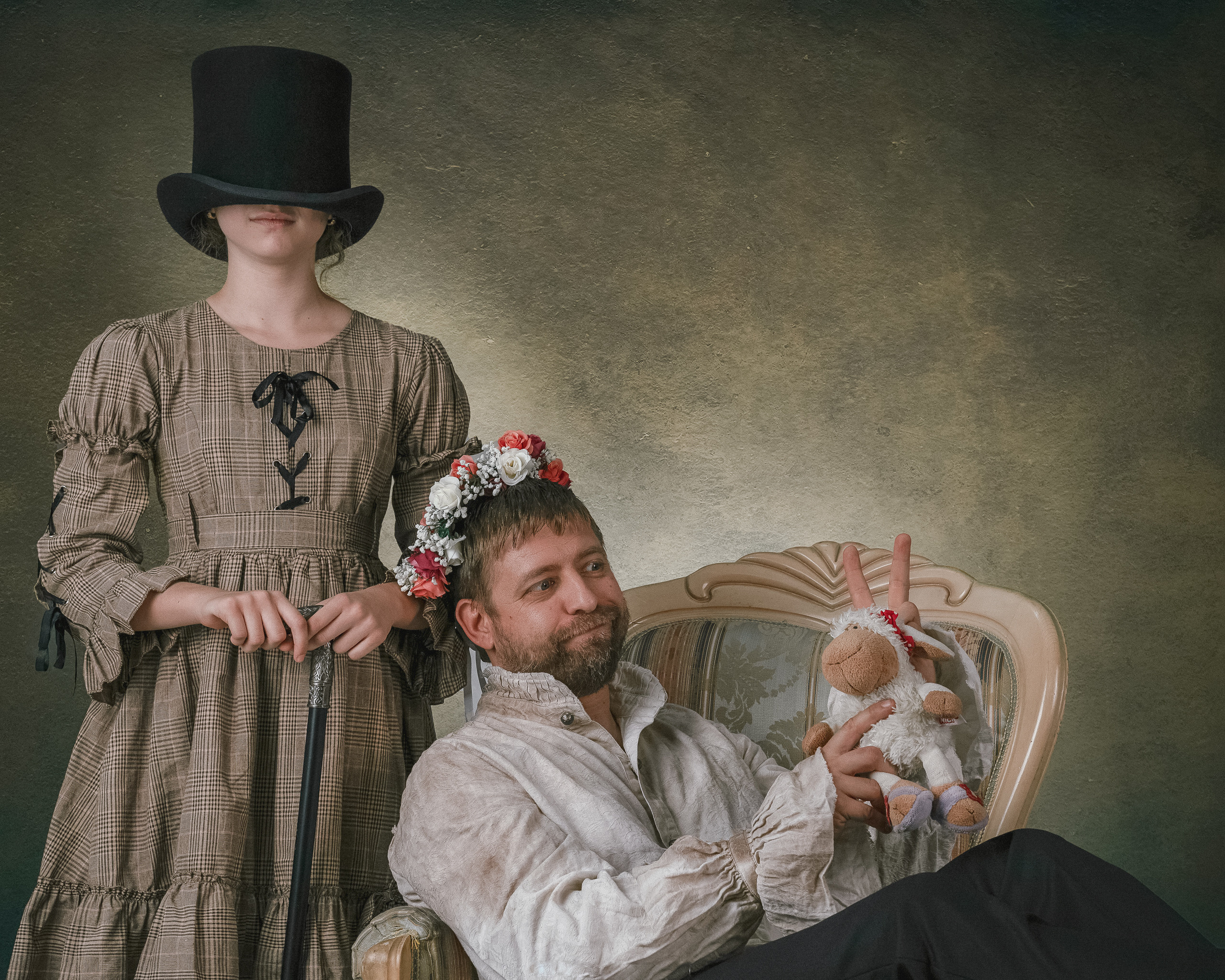 Father & daughter. Andrey Pochernin portrait and fine art photography. Андрей Почернин