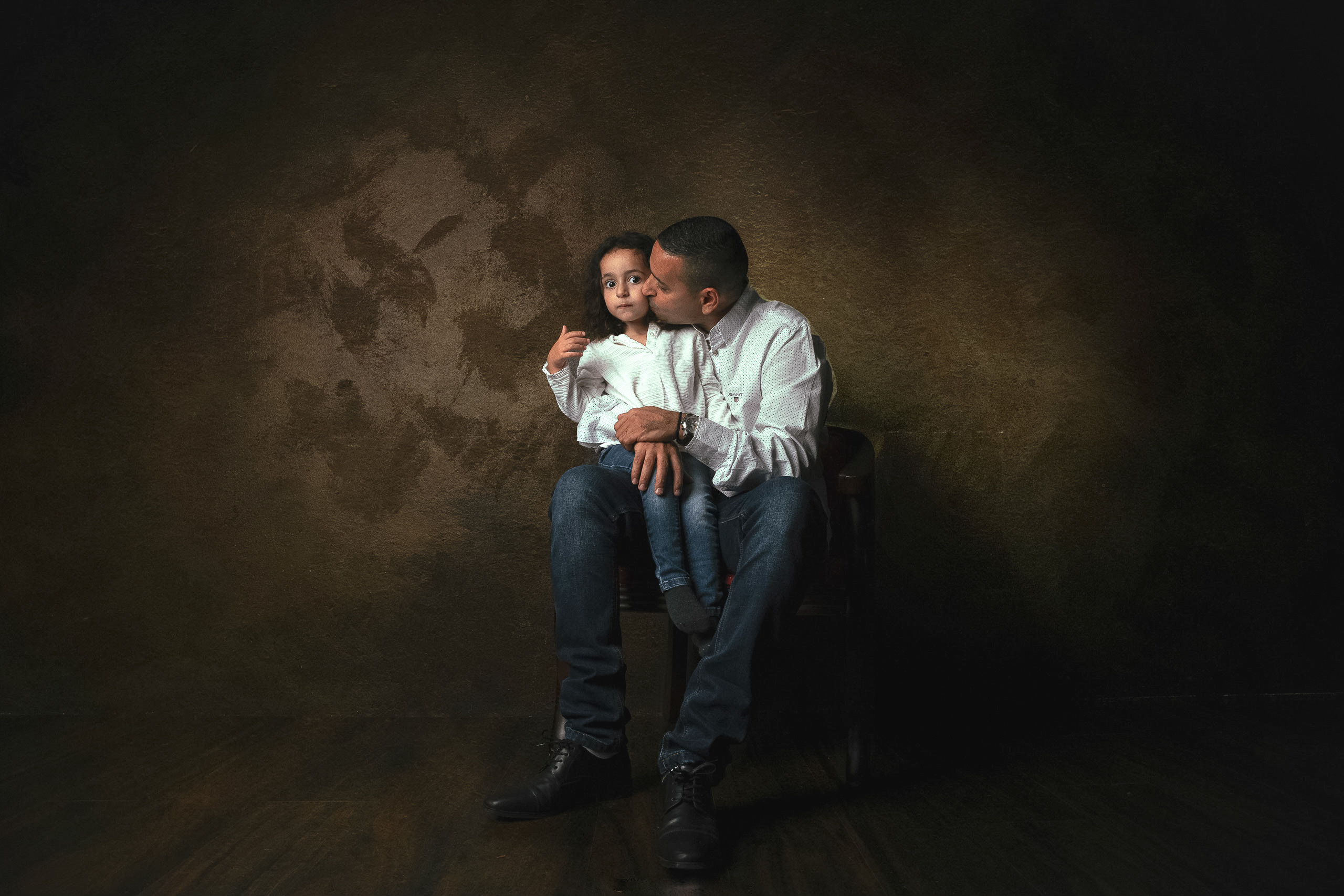 Father & daughter. Andrey Pochernin portrait and fine art photography. Андрей Почернин