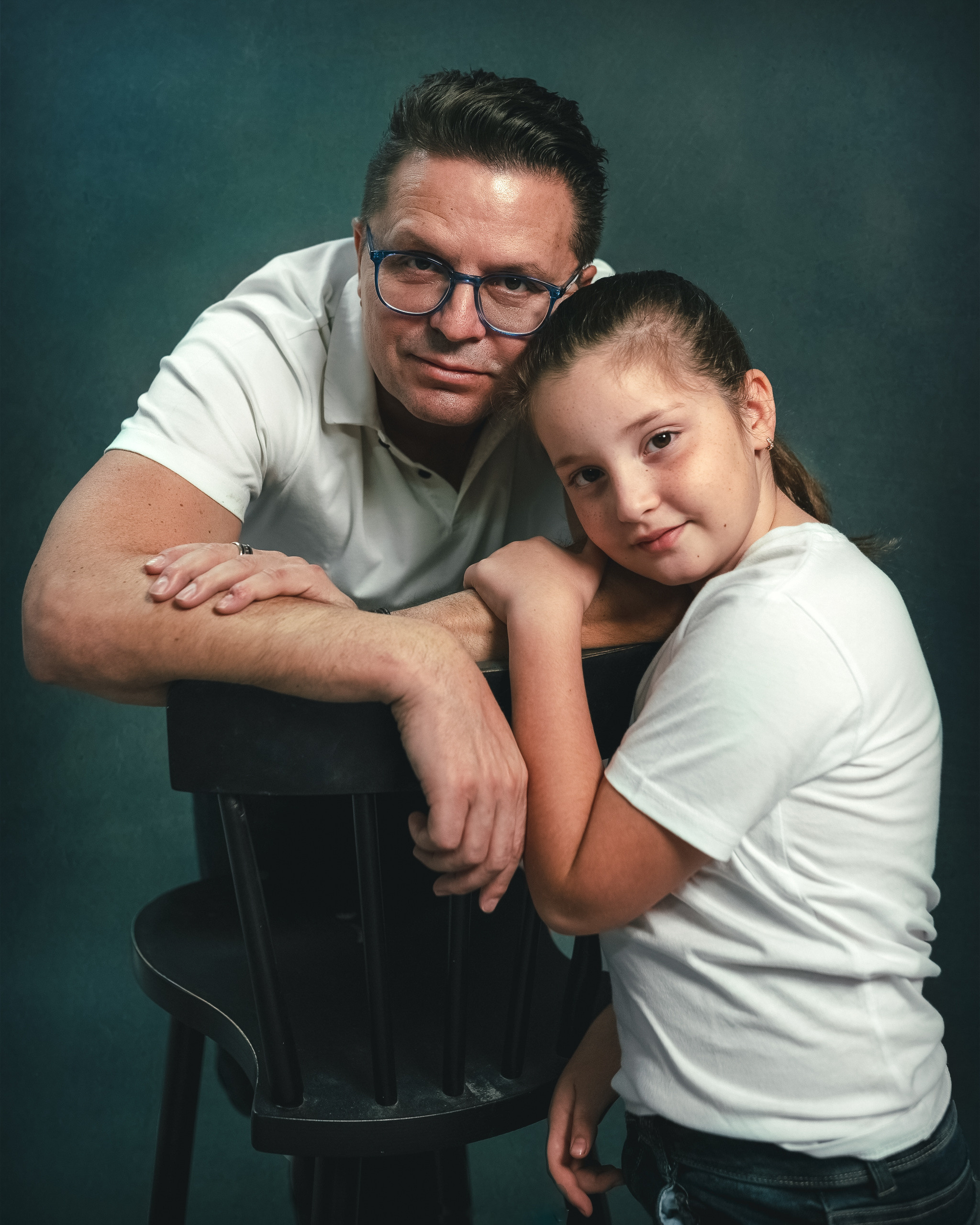 Father & daughter. Andrey Pochernin portrait and fine art photography. Андрей Почернин