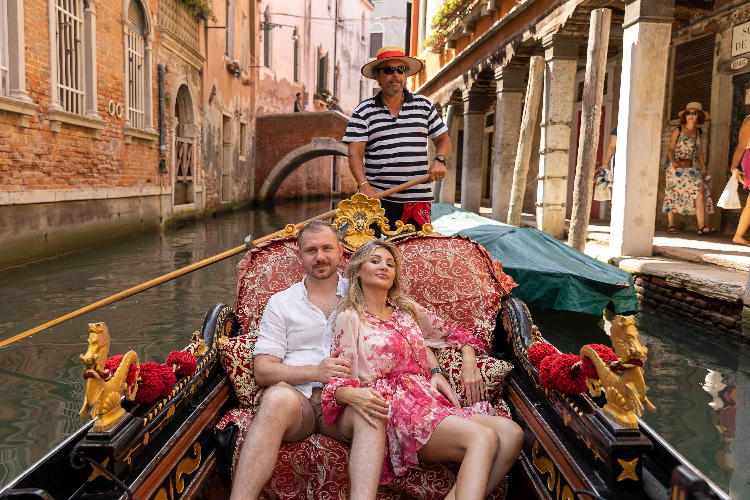 Hot summer day in Venice with Sergey and Maria