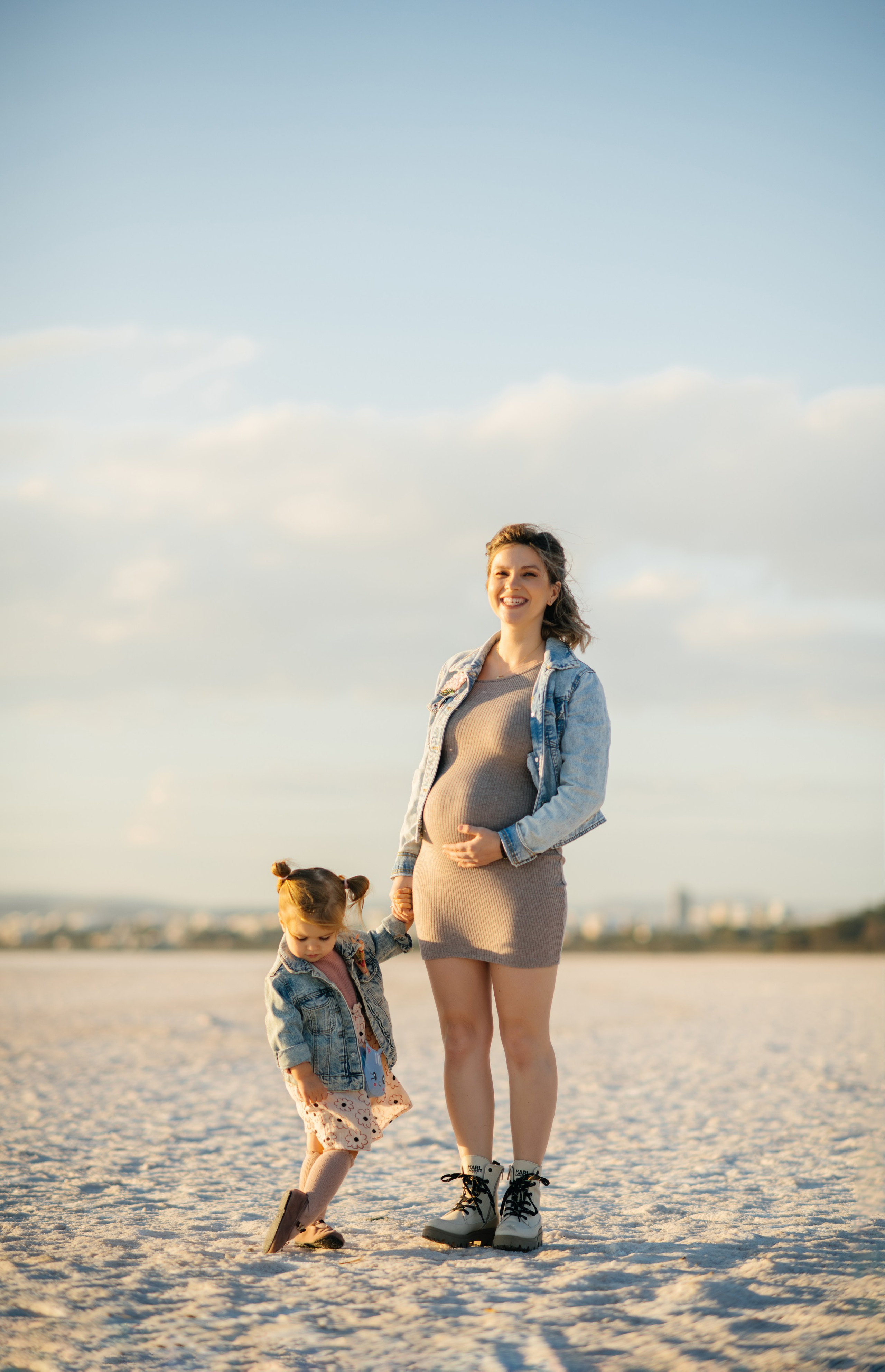 На соленом озере. Фотограф на Кипре