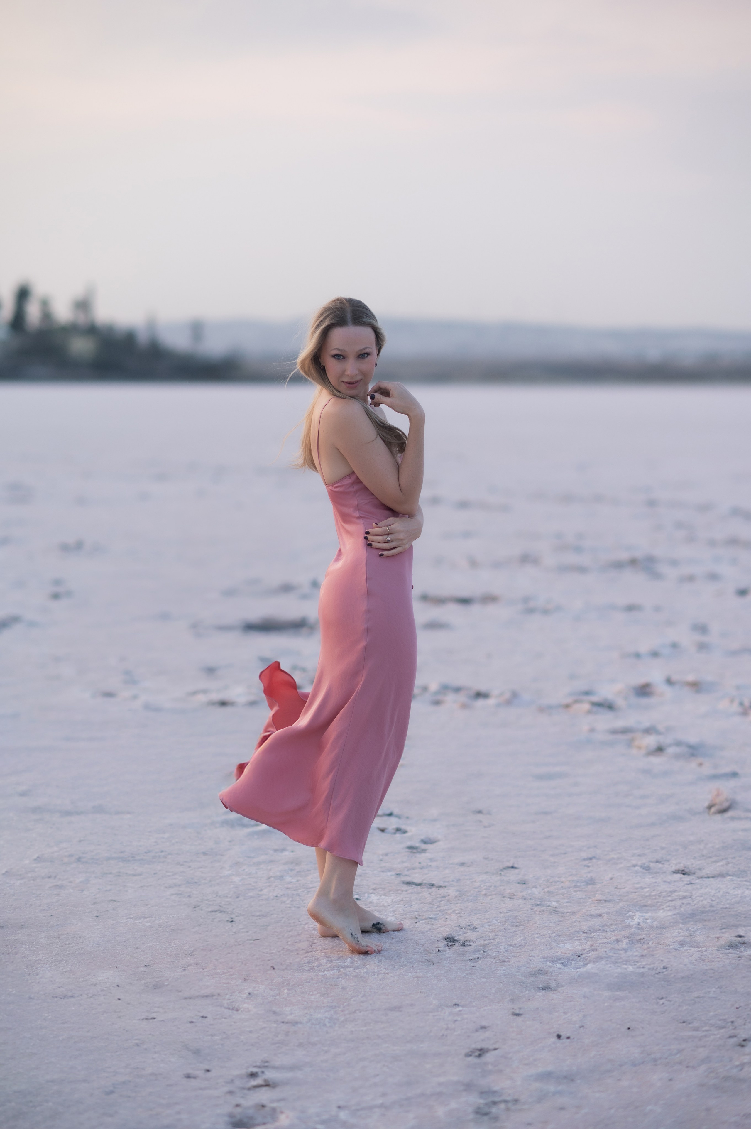 На Соленом озере. Фотограф на Кипре