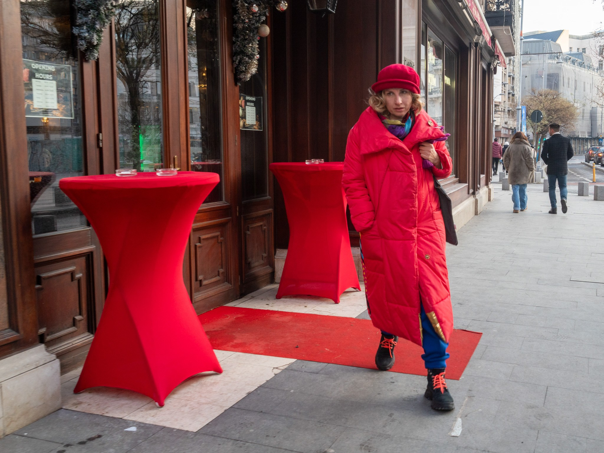 Color street. Humanistic street photographer in Bucharest