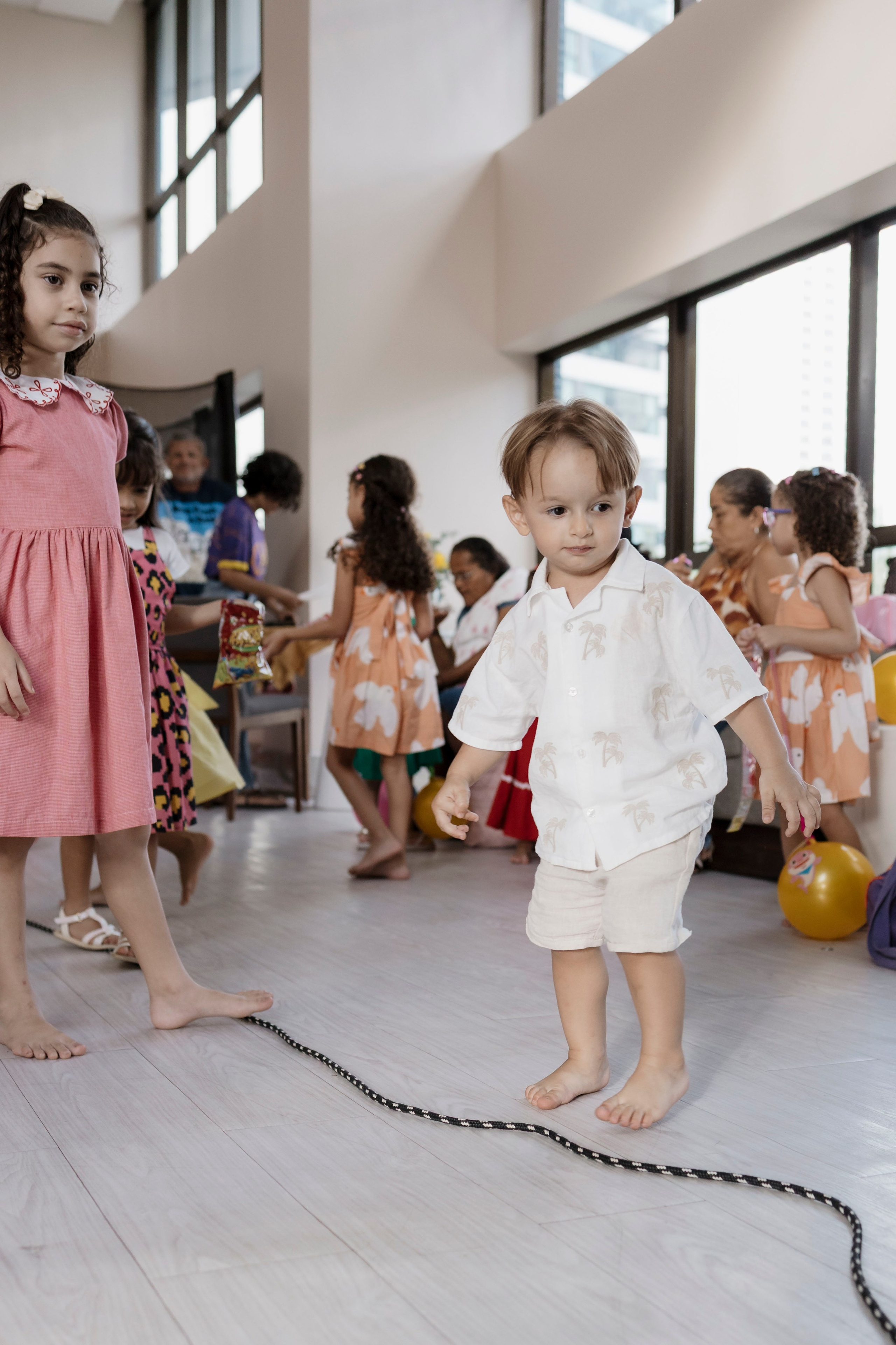 Festa infantil pensada para brincar livremente