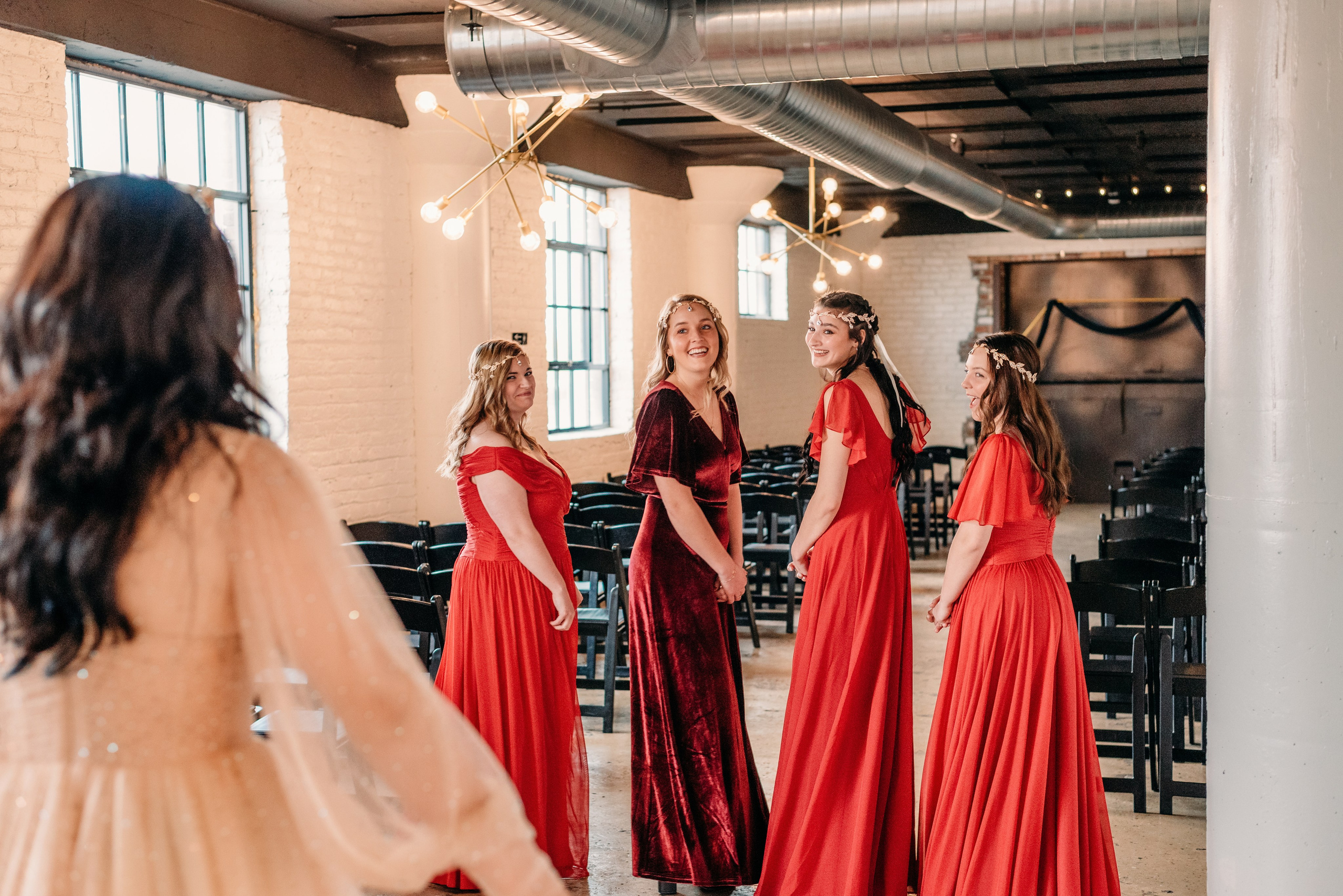 Bold & Dramatic Wedding at The Paper Mill on The Landing | Fort Wayne Wedding Photographer. Alexandria Danielle Photography | Fort Wayne & Indianapolis Wedding Photographer