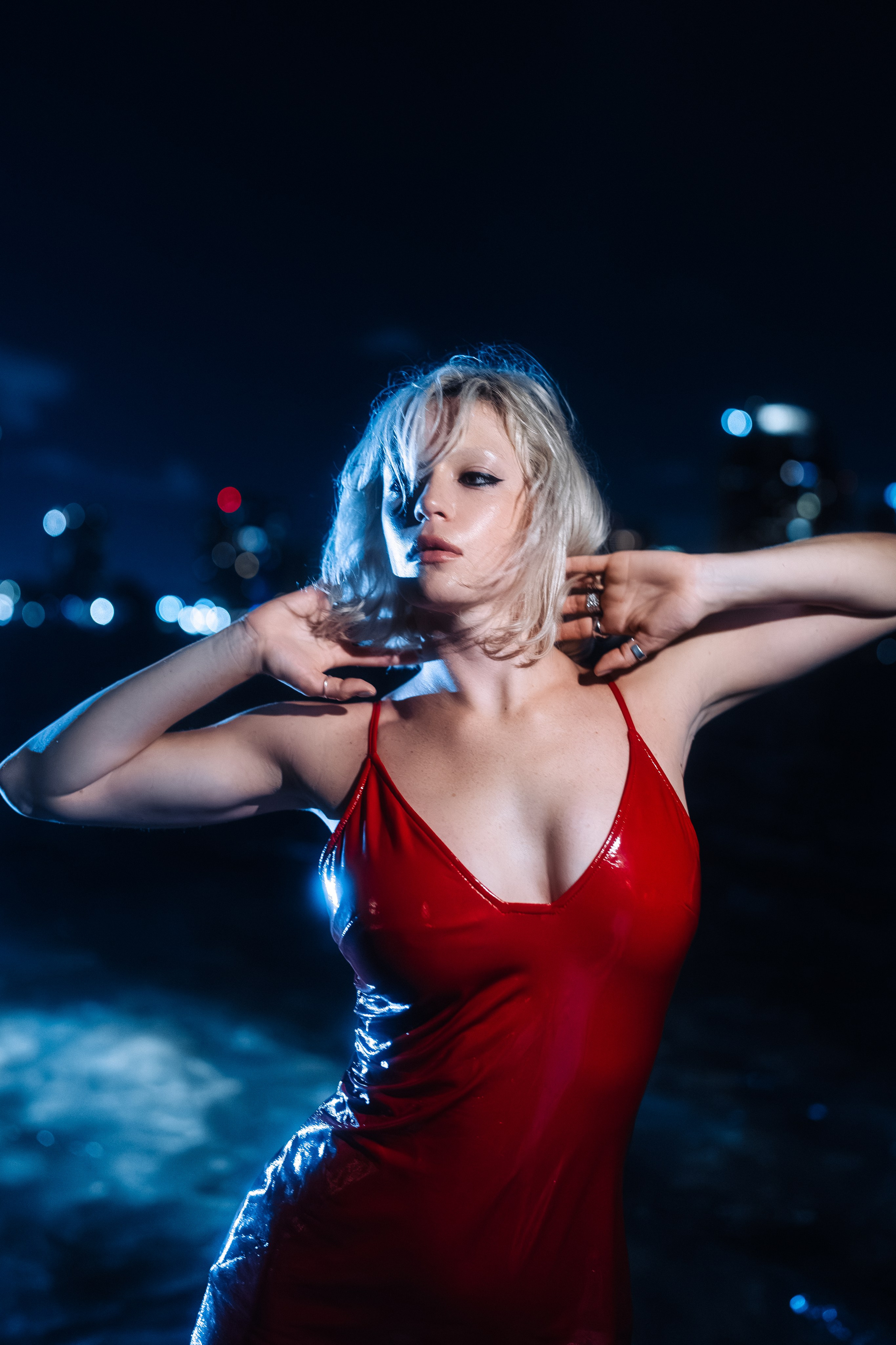 Skin texture preserved naturally with soft, premium color grading.