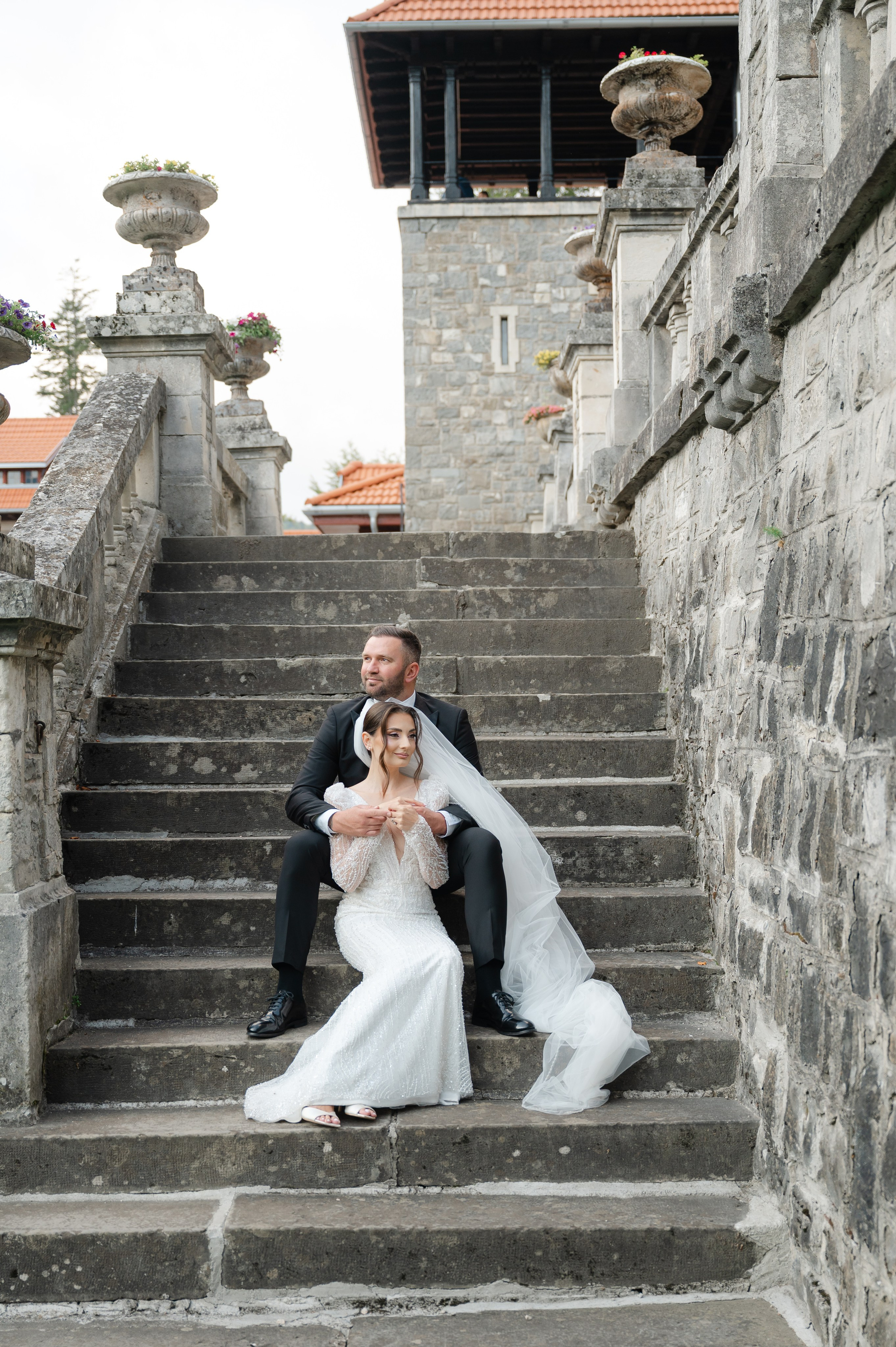 Mălina & Silviu – ședință foto la Castelul Cantacuzino | Fotograf nuntă