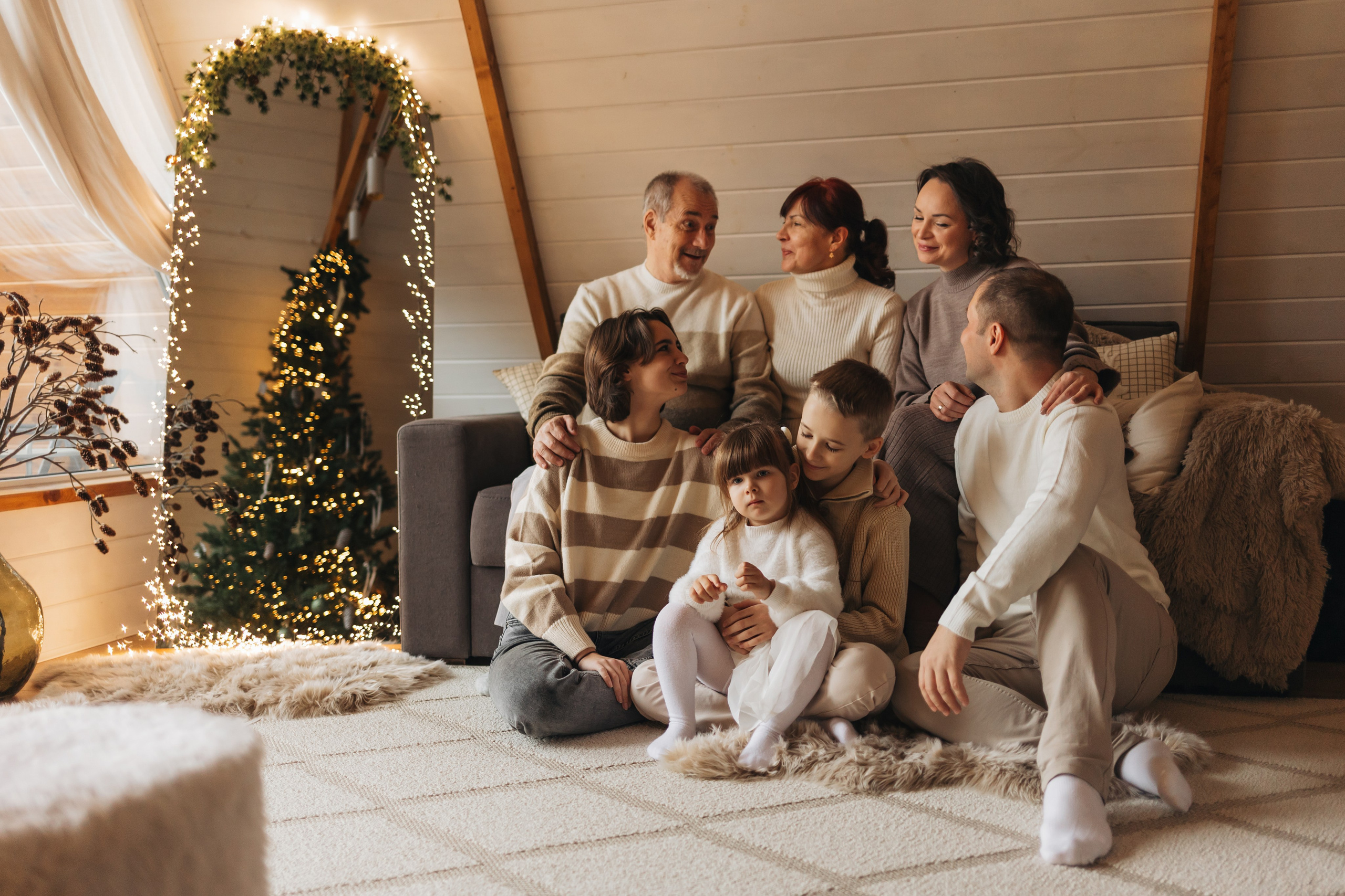 Lebedev's family Christmas 2025. Семейный фотограф в Кишинёве Пулькина Ольга