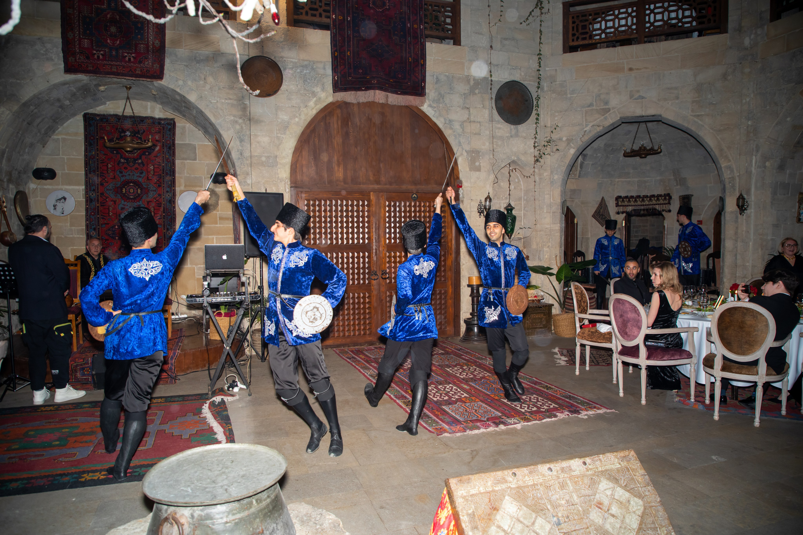 Gala-Dinner with the French Countess, the main etiquette expert Marie de Tilly. Baku Photographer