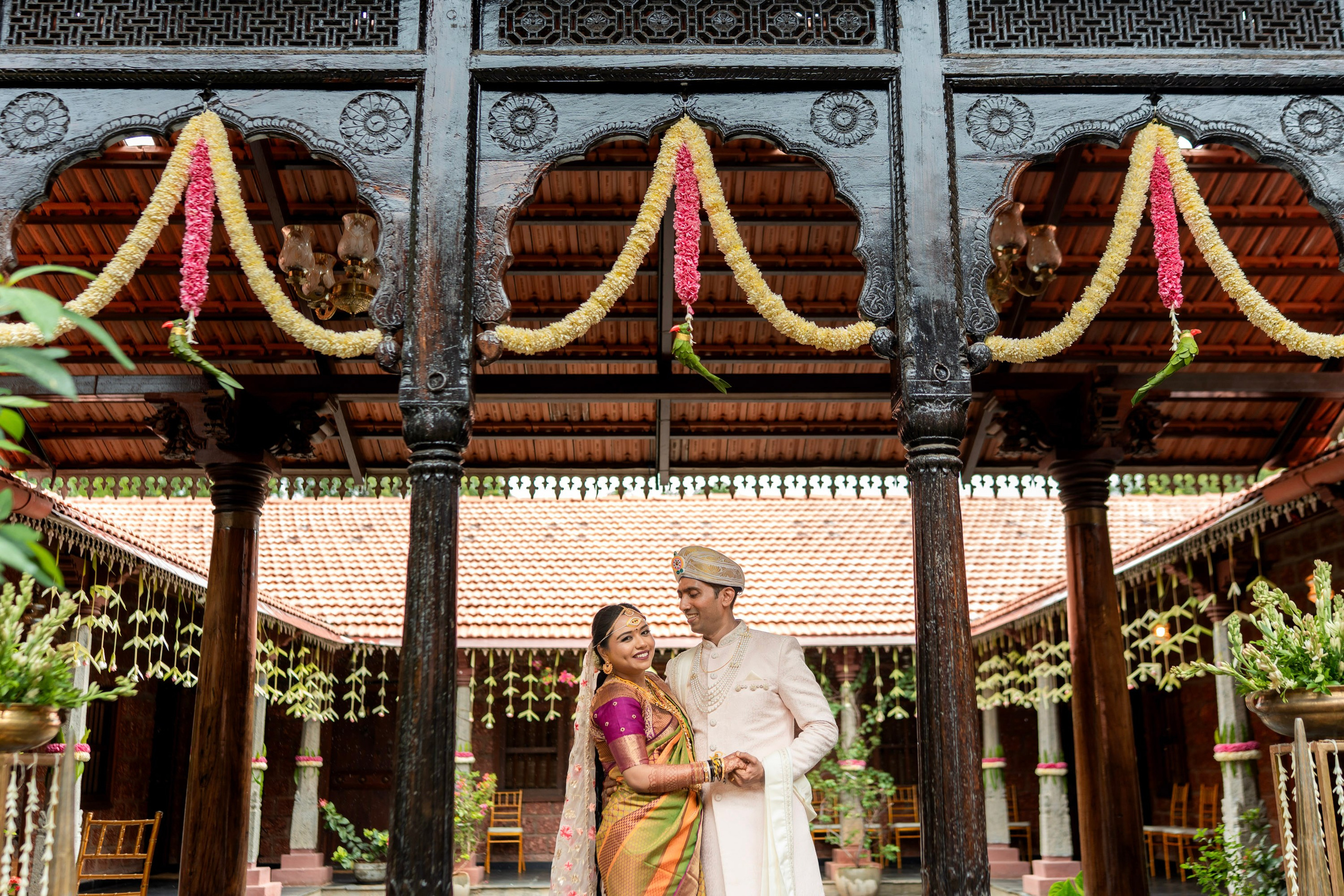 Anupaa & Reuben, Konkani Wedding at The Tharavadu Mane, Bangalore | Truly Yours