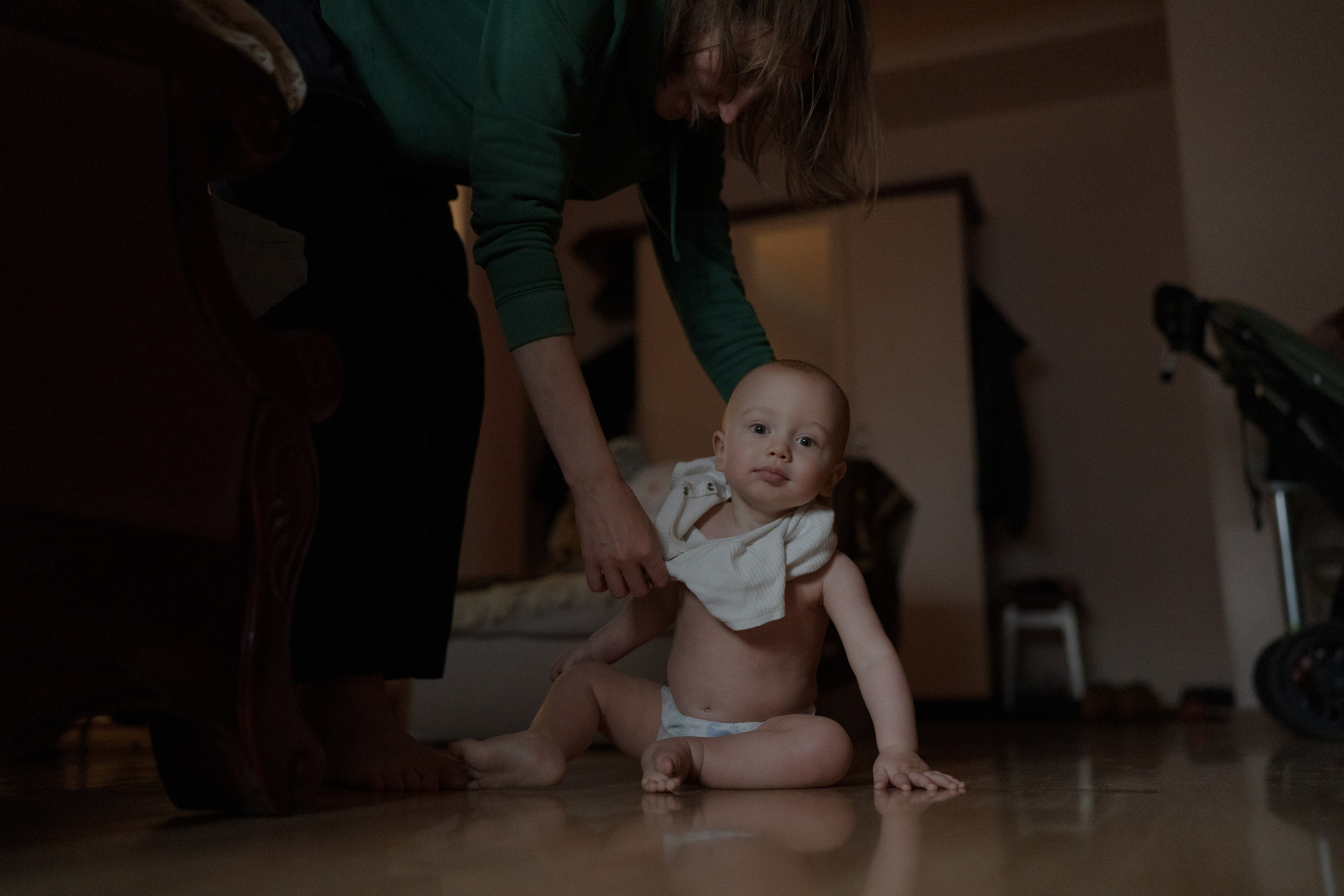 Alena, Vlad and their son Lev. Main