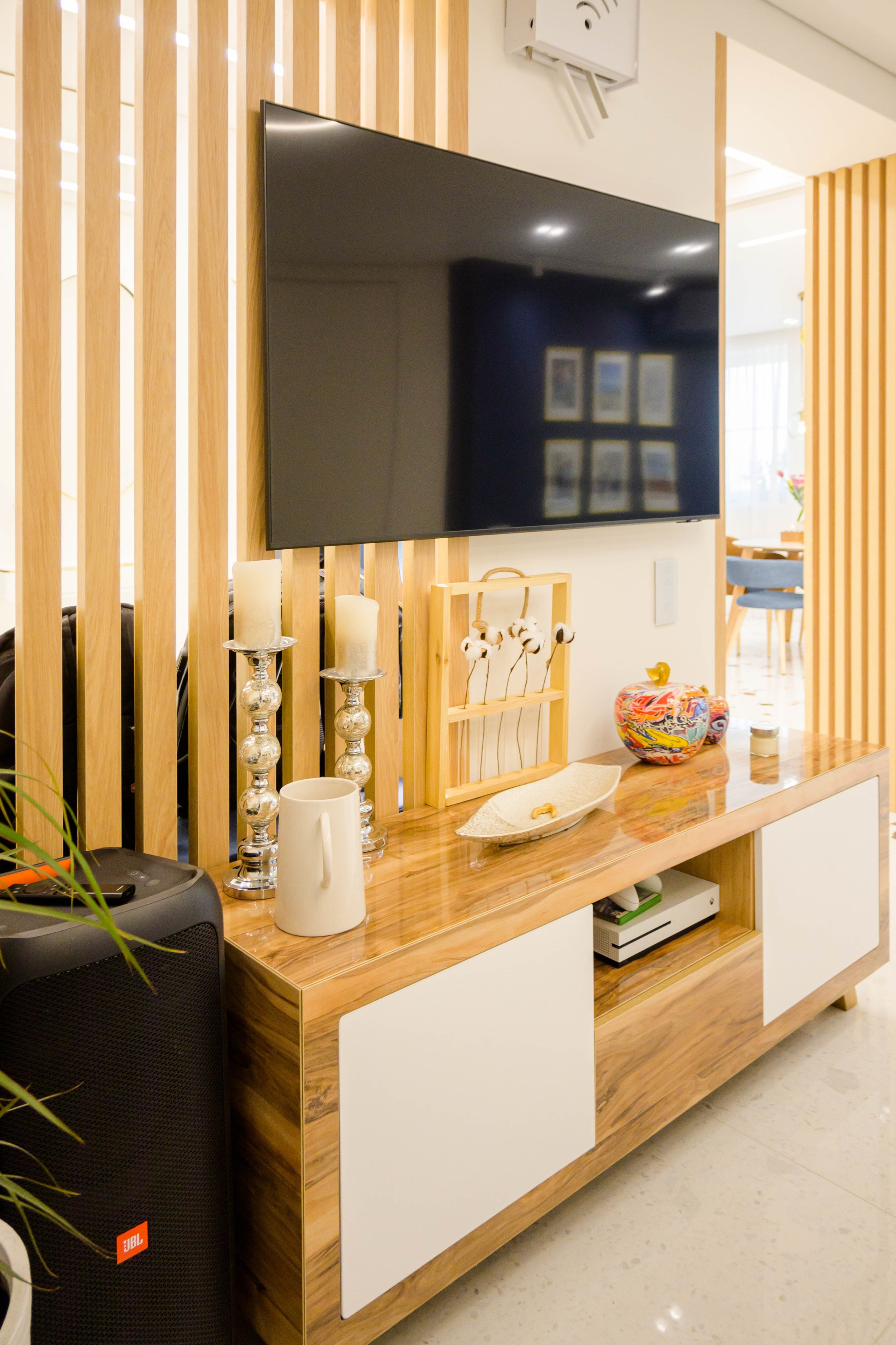 The apartment is in a modern style. Fotograf Dmitrii Donets