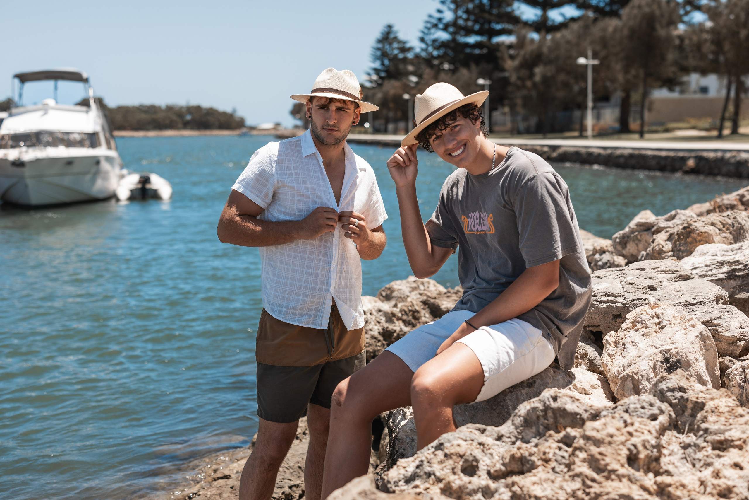 Green Duck Society — House Boats Mandura (Hats photoshoot)