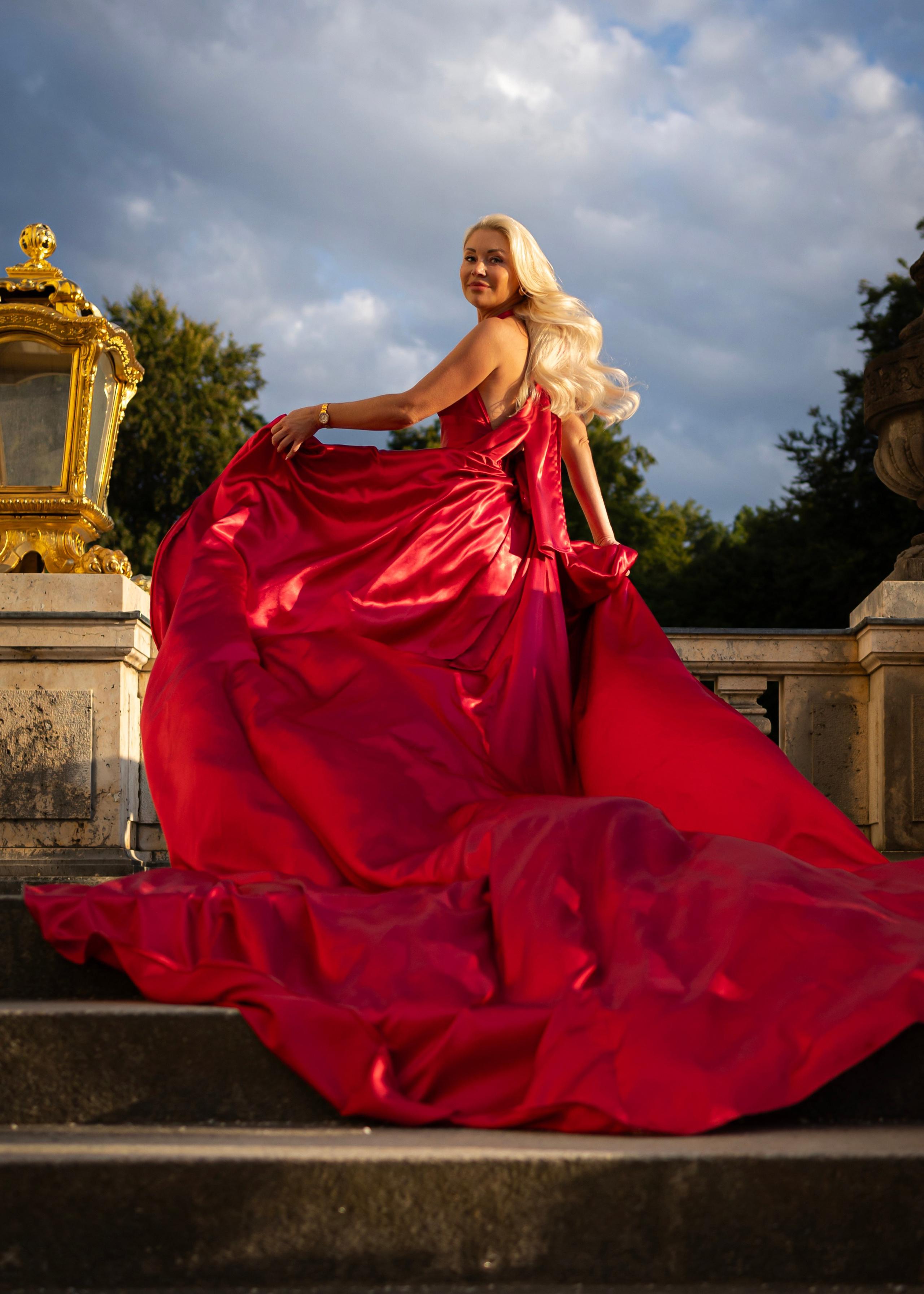 Long dresses shooting. Photographer in Munich