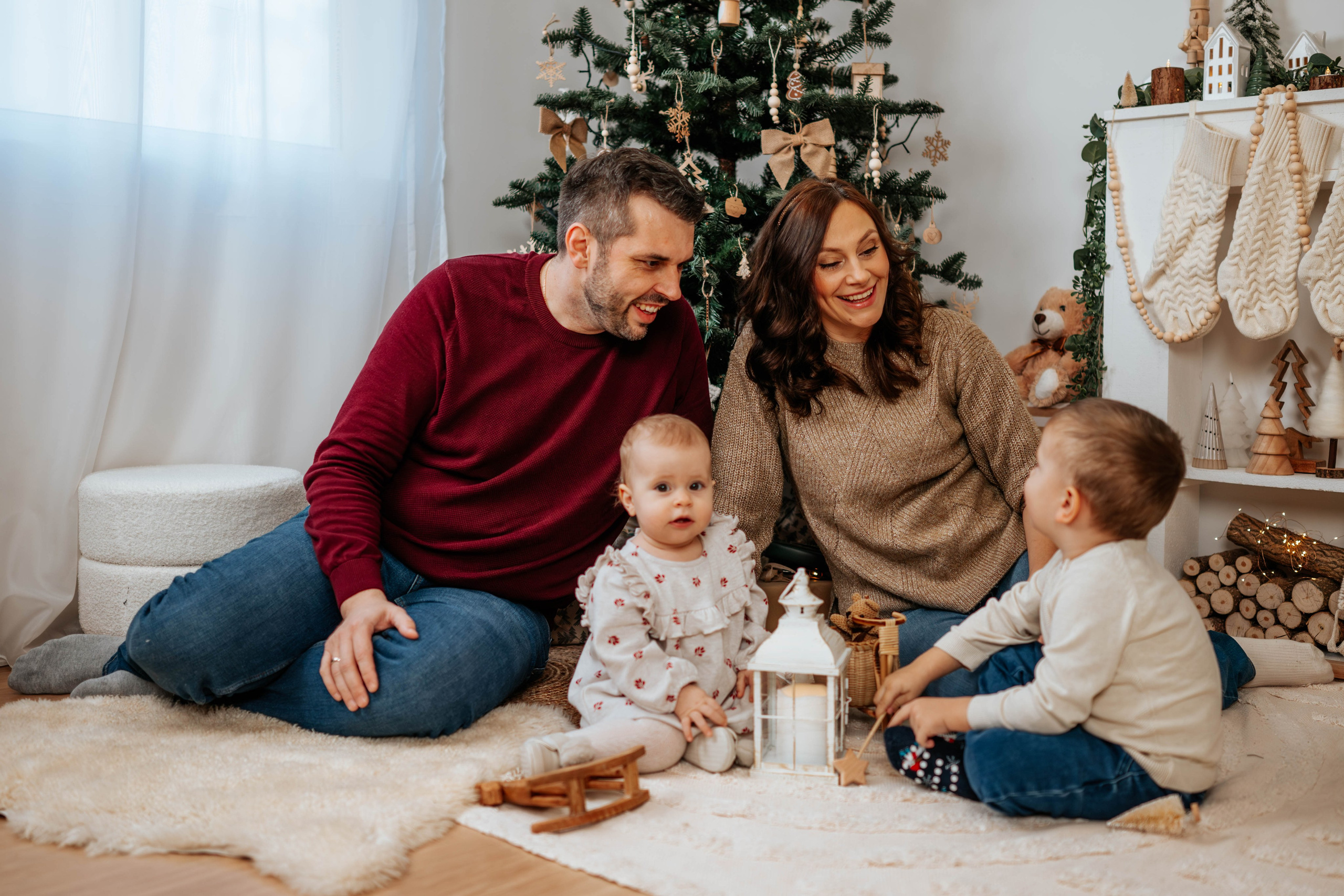 Miloševići - novogodišnje fotografisanje. Dečiji i porodični fotograf