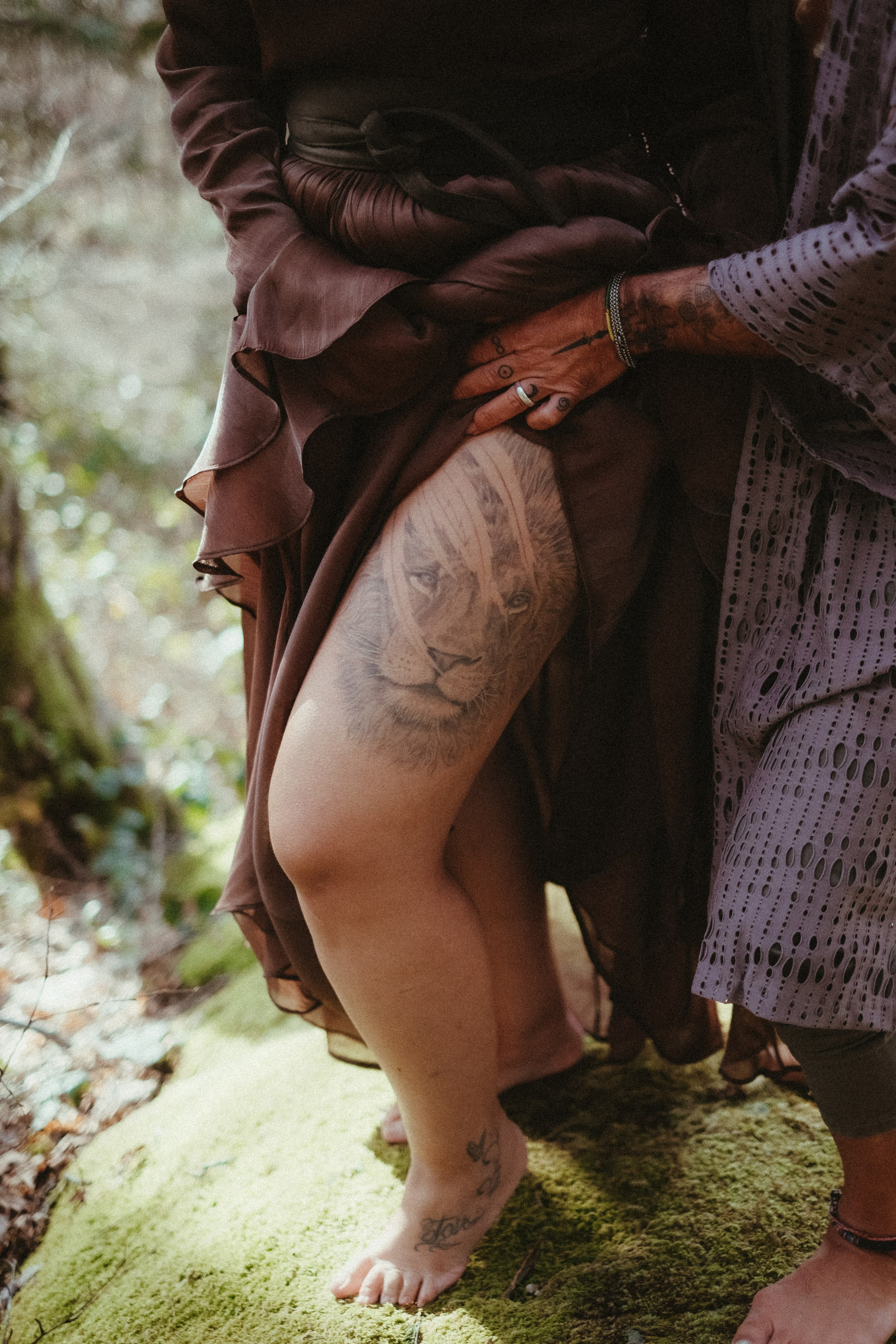 Emotional engagement photography in Portugal with bohemian aesthetic