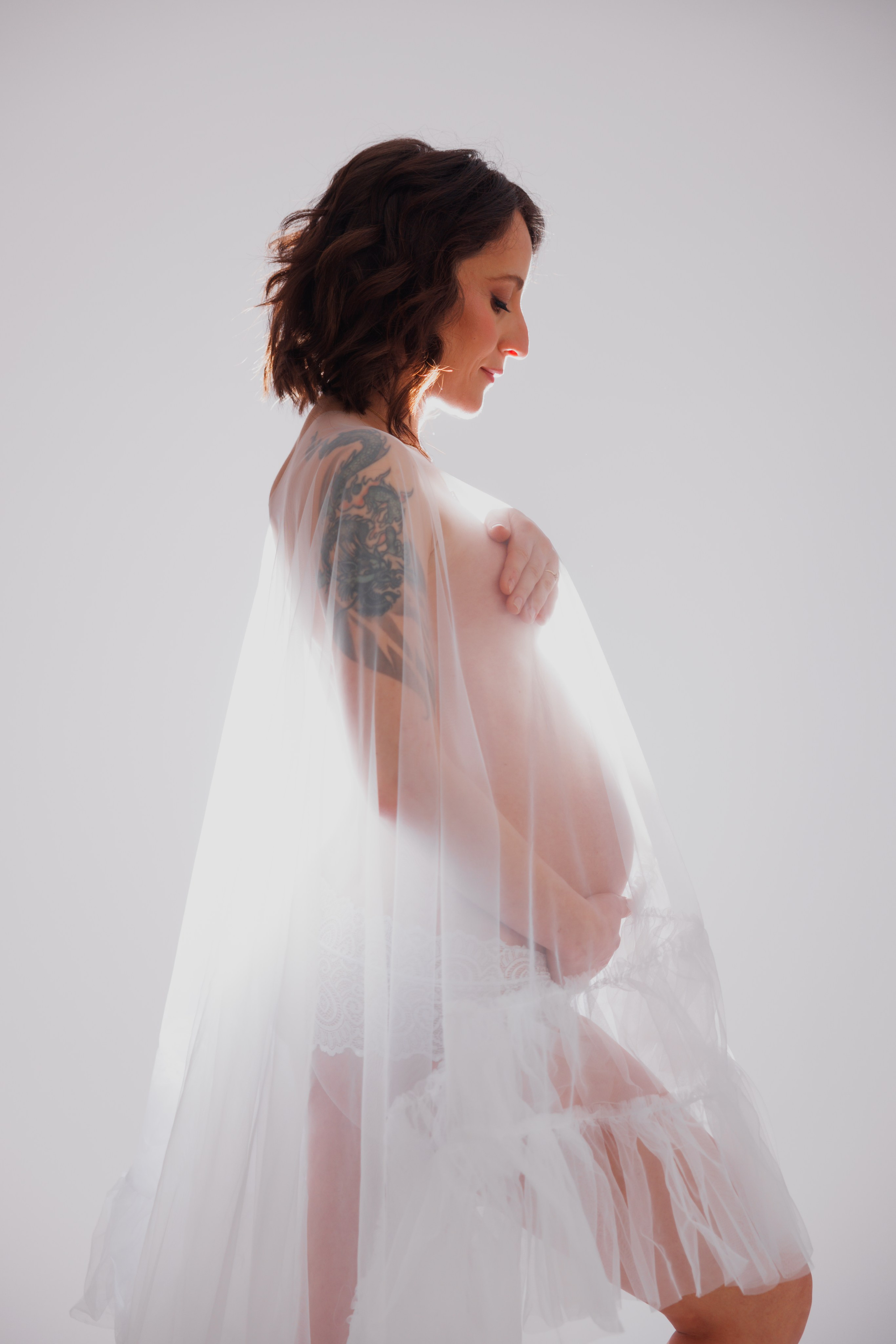 Фотосессия беременности в Дрездене — студия и природа. Фотограф семьи и материнства в Дрездене Татьяна Мудряк