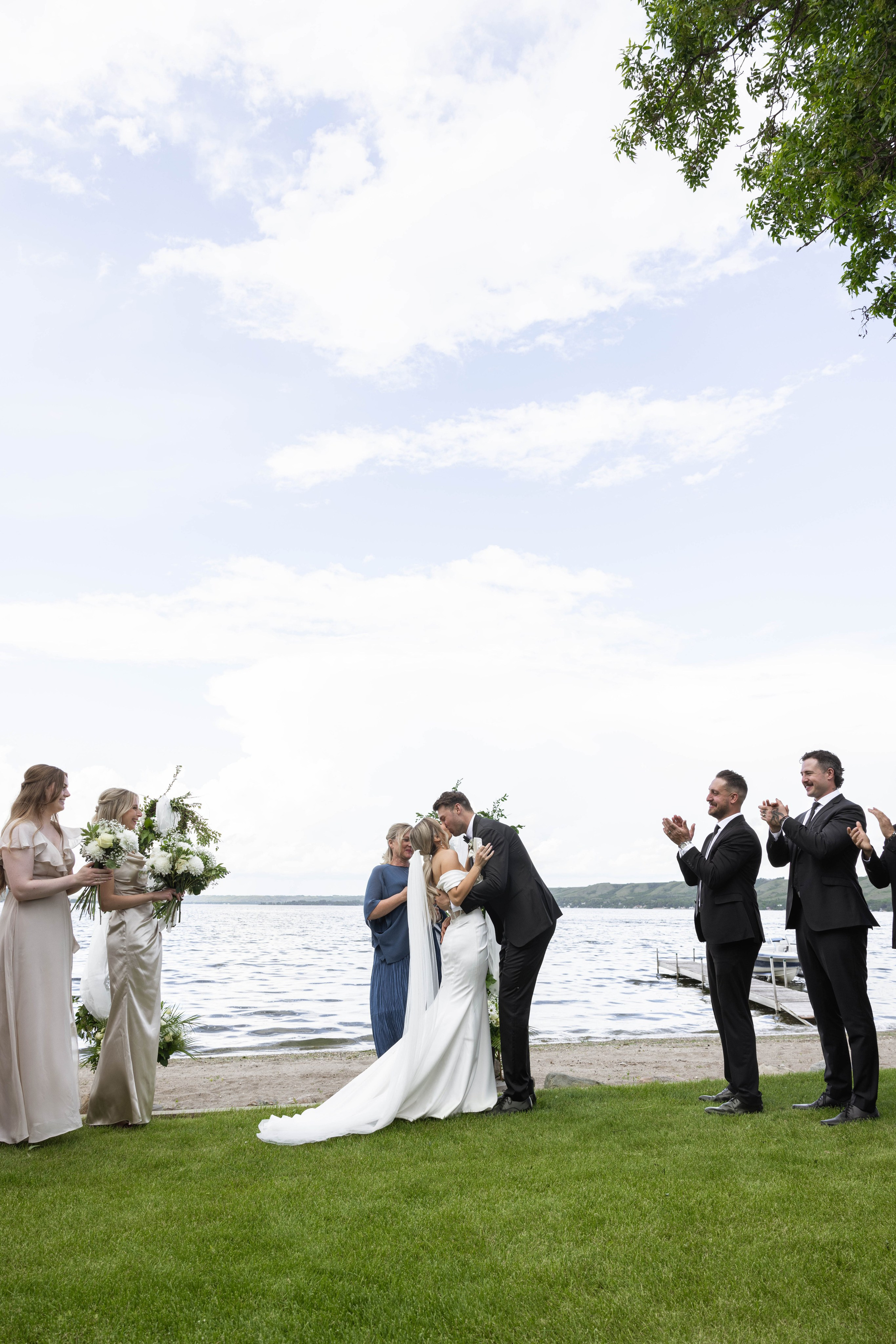 Beautiful Lakeside Wedding Photography. Wedding photography and videography in Regina, Saskatchewan