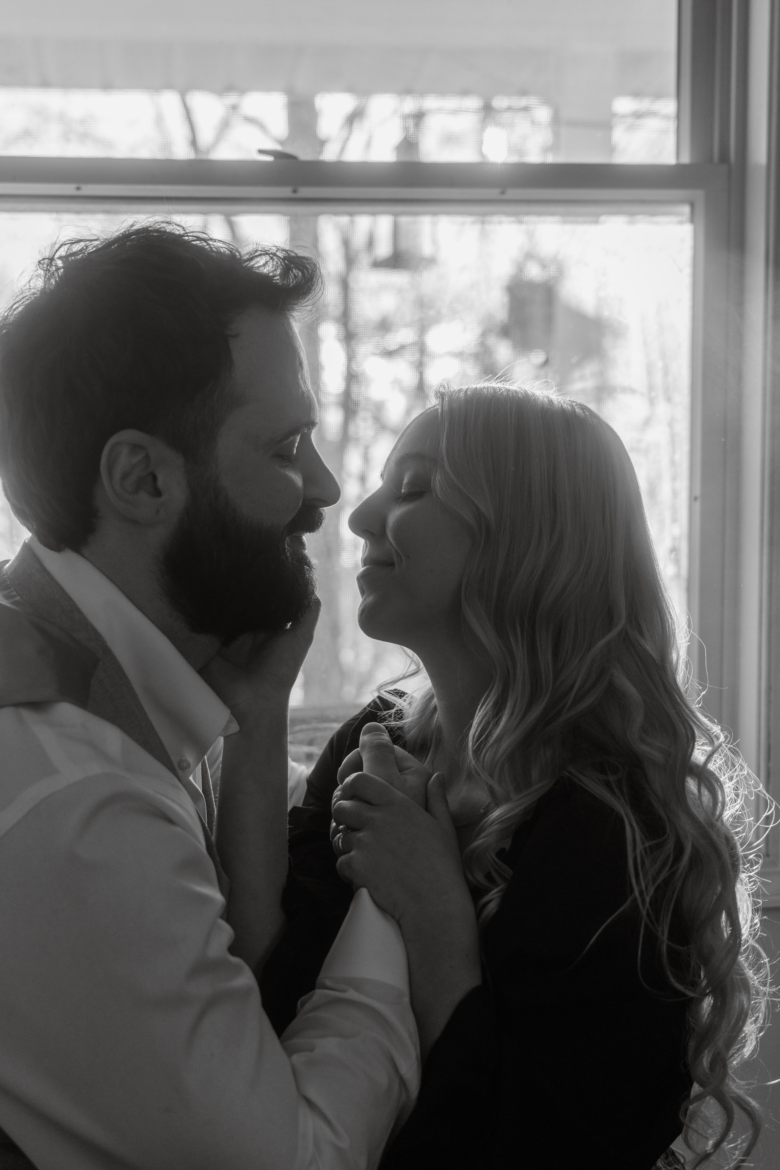 Connecticut Couple Photography — Intimate Home Session. Daria Deschain Cinematic Photography in Connecticut