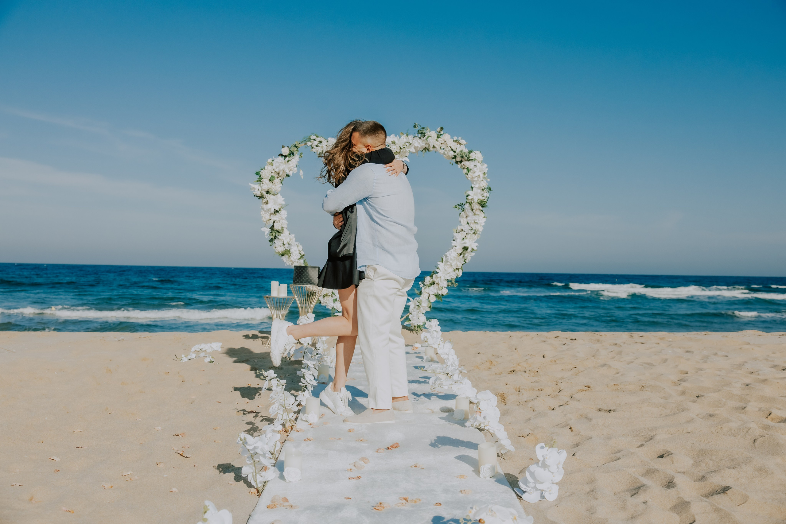 Годеж на плажа. Фотограф Ирина Йотова