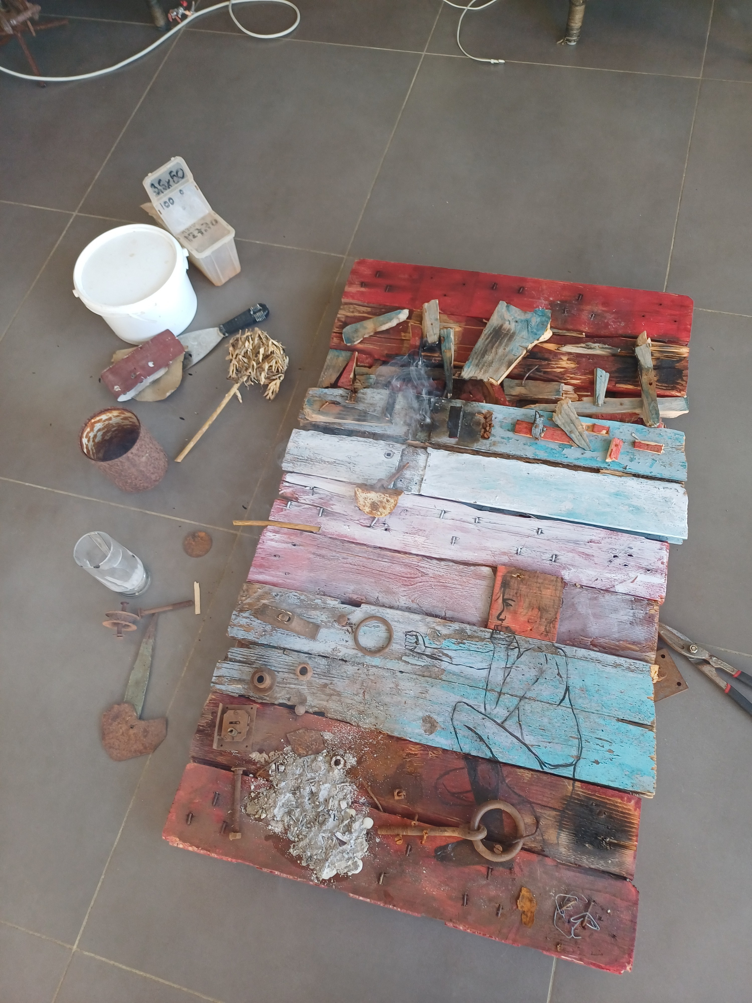 Backstage. Anne-Flore REY, Artist — Painter and Sculptor in TOULOUSE (FR)