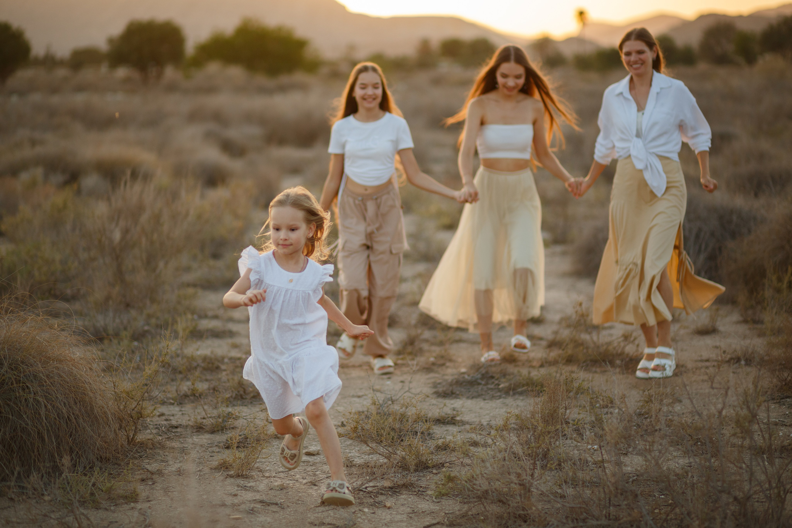 Семейные сьемки на закате. Главная