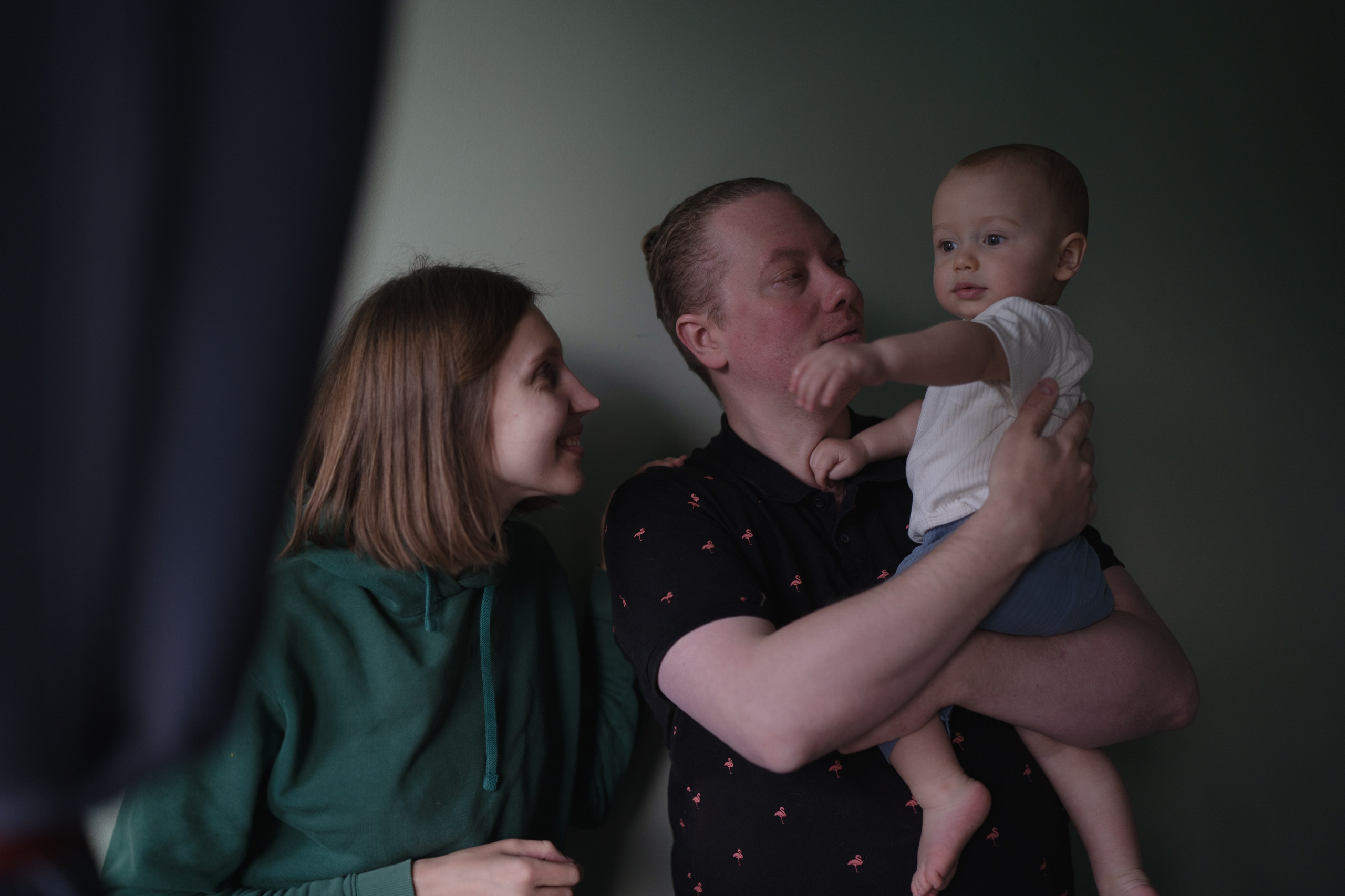 Alena, Vlad and their son Lev. Main