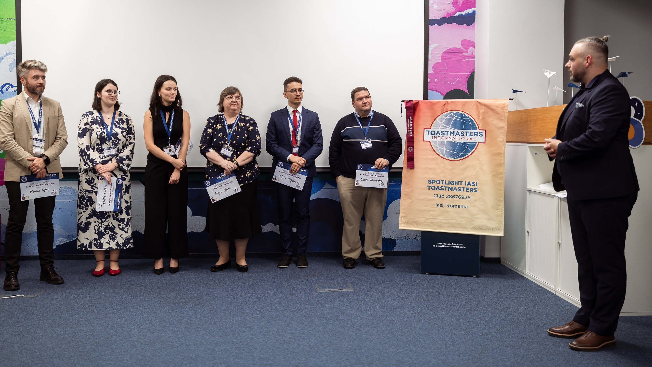 Toastmasters. Marius Ciocan