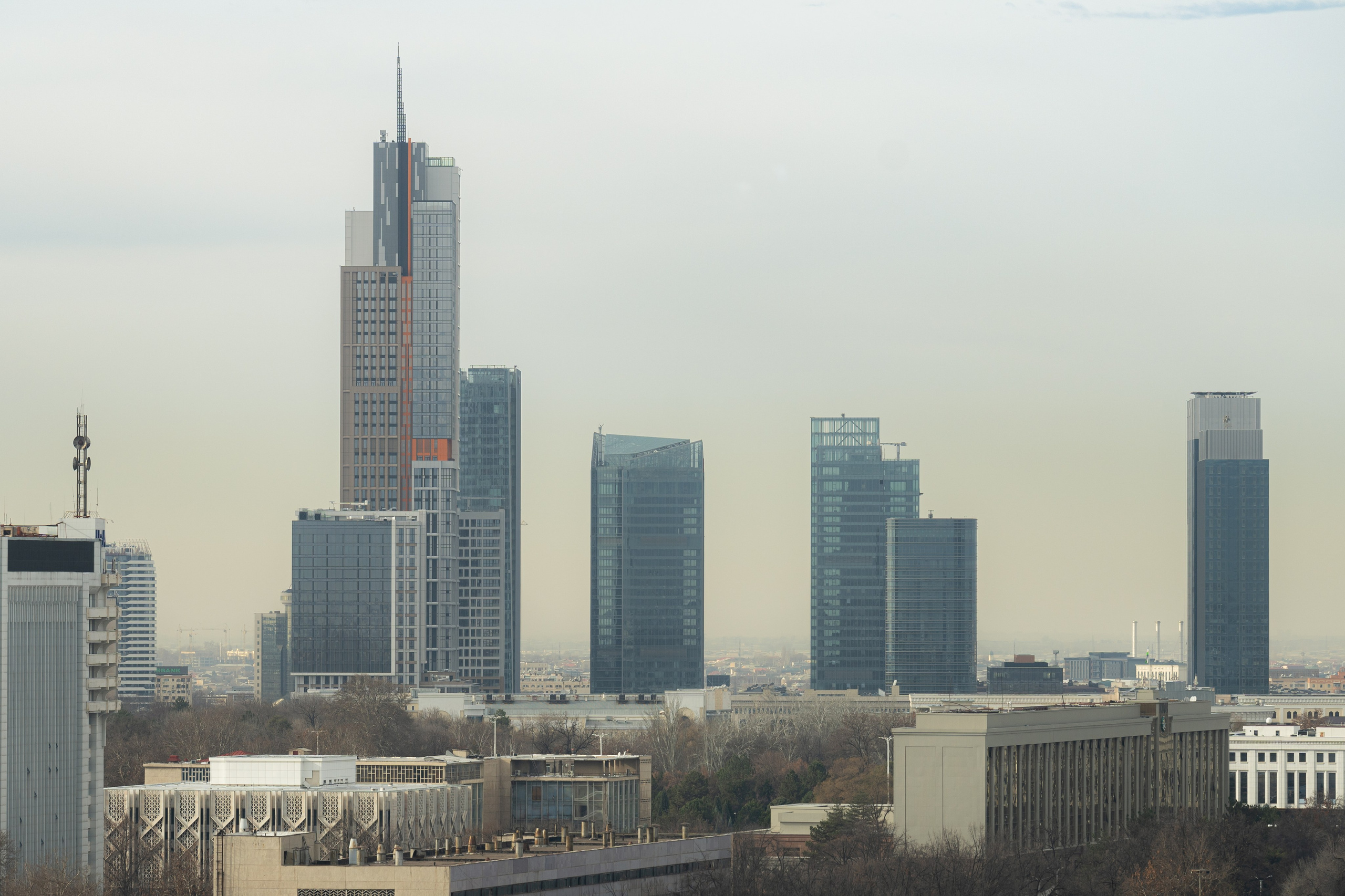 Смог в Ташкенте или Взгляд на город с высоты птичьего полета. Георгий Намазов | Фотограф в Ташкенте