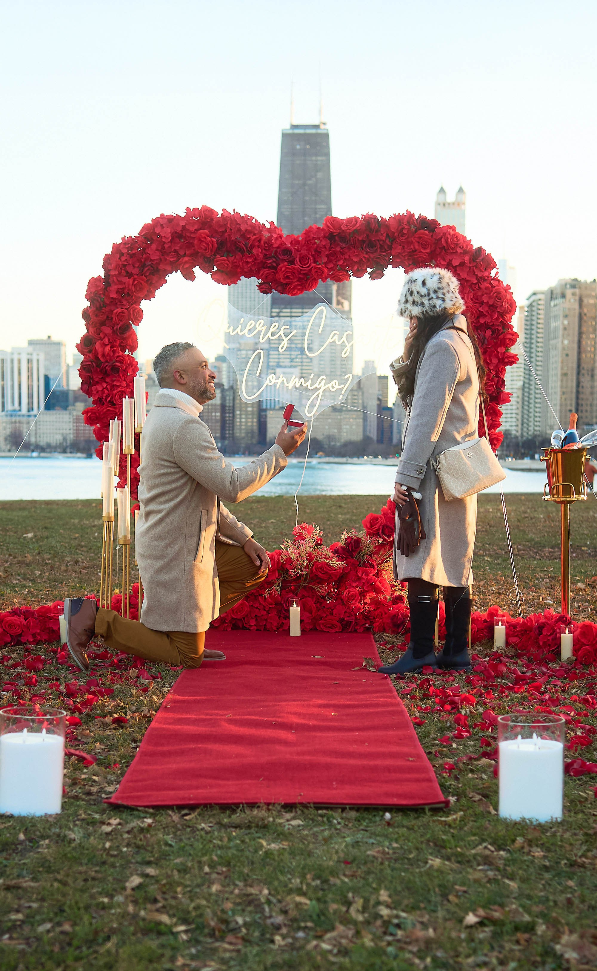 Propuesta de Matrimonio en Chicago