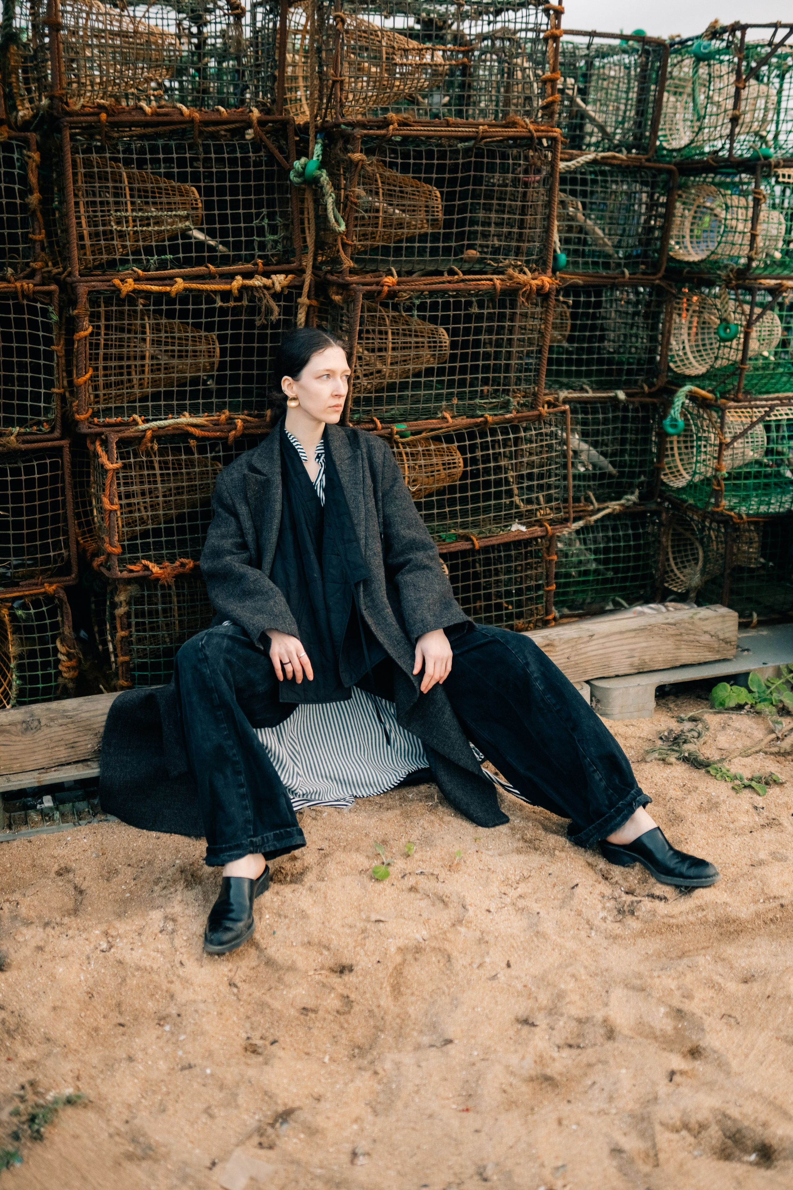 Anna at the sea. Maria Sher. Professional photographer from Porto, Portugal